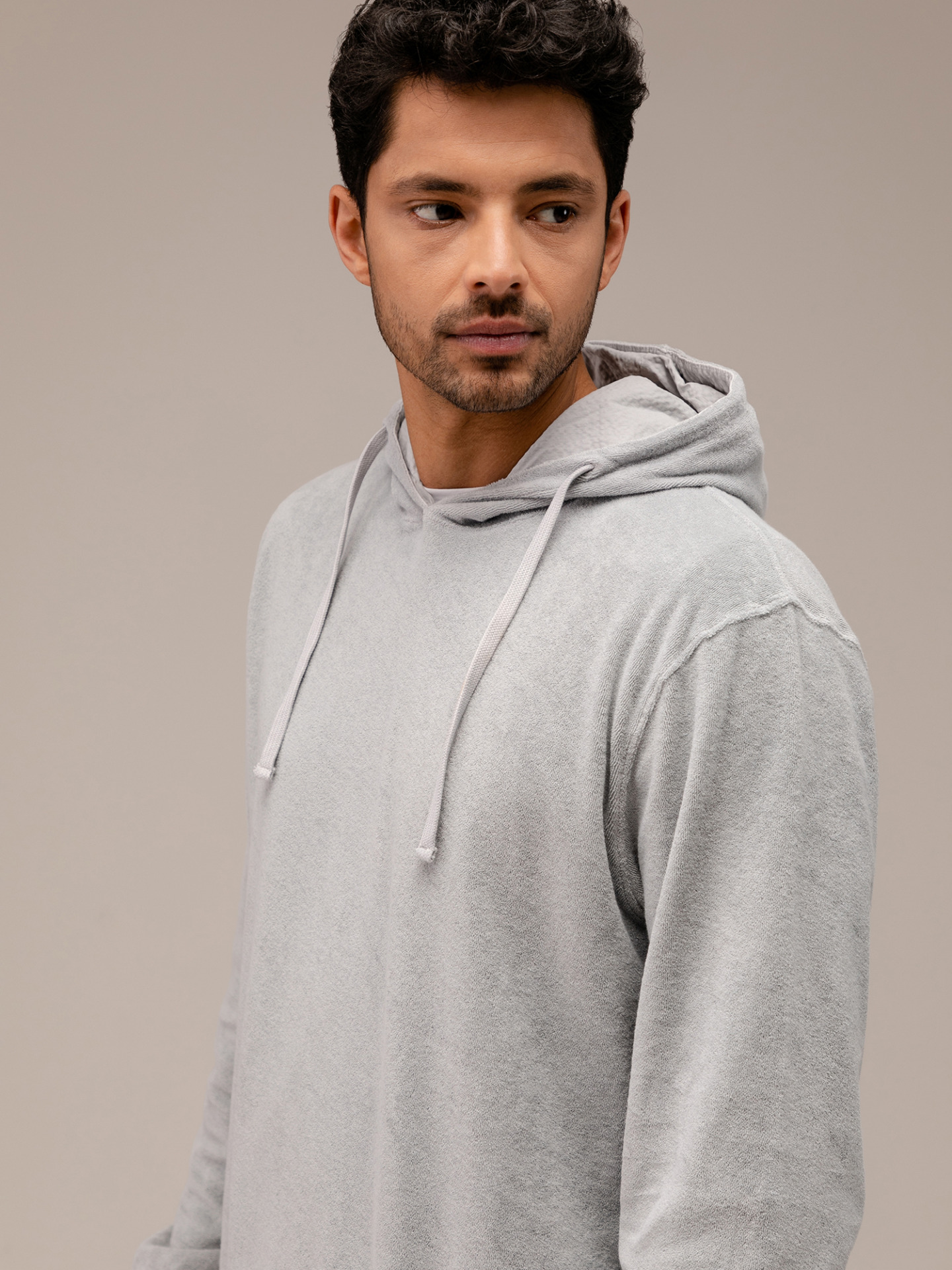 Detailansicht von Hoodie in Frotteeoptik von 04651