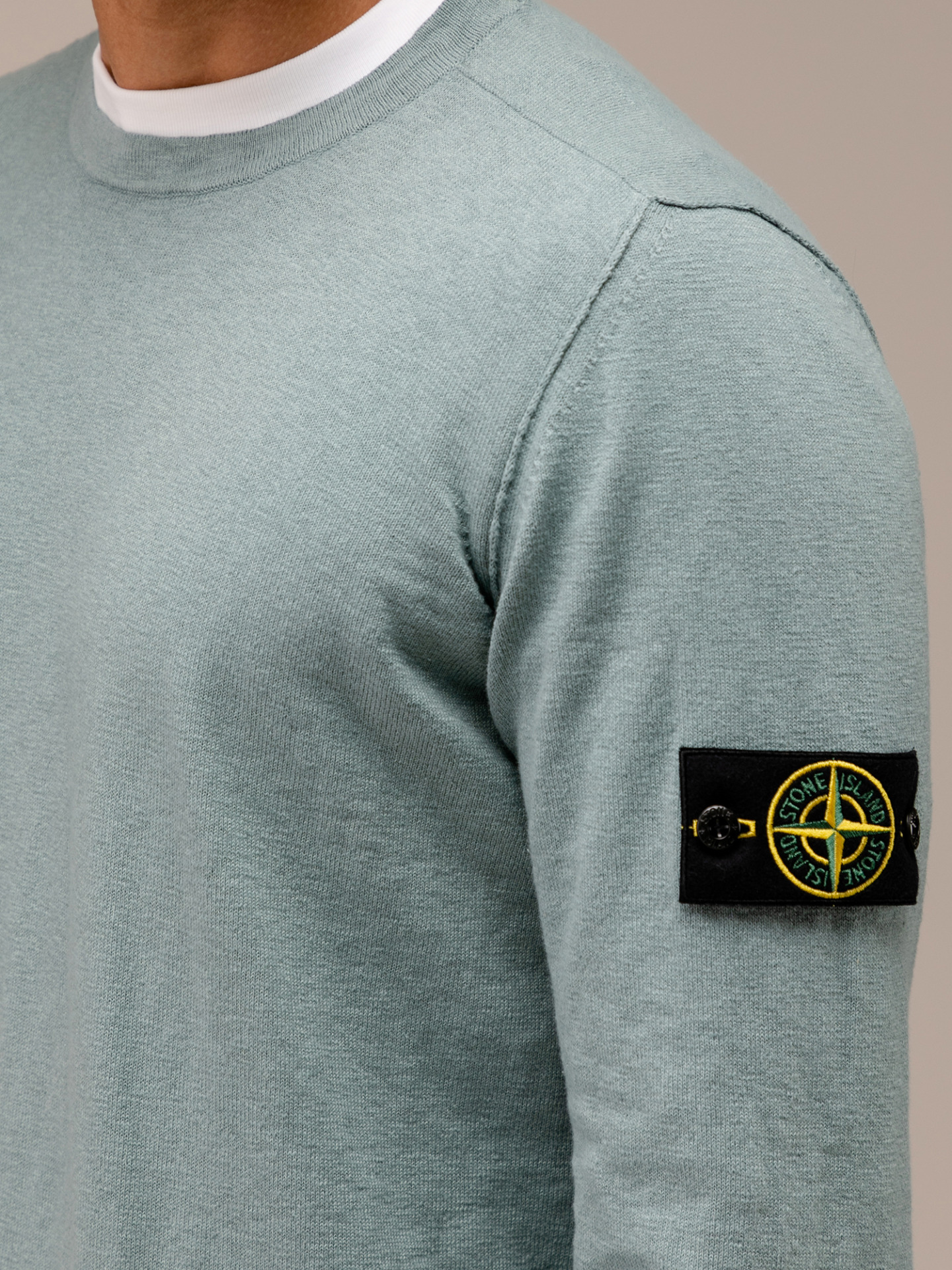 Detailansicht von Pullover aus Baumwolle von STONE ISLAND