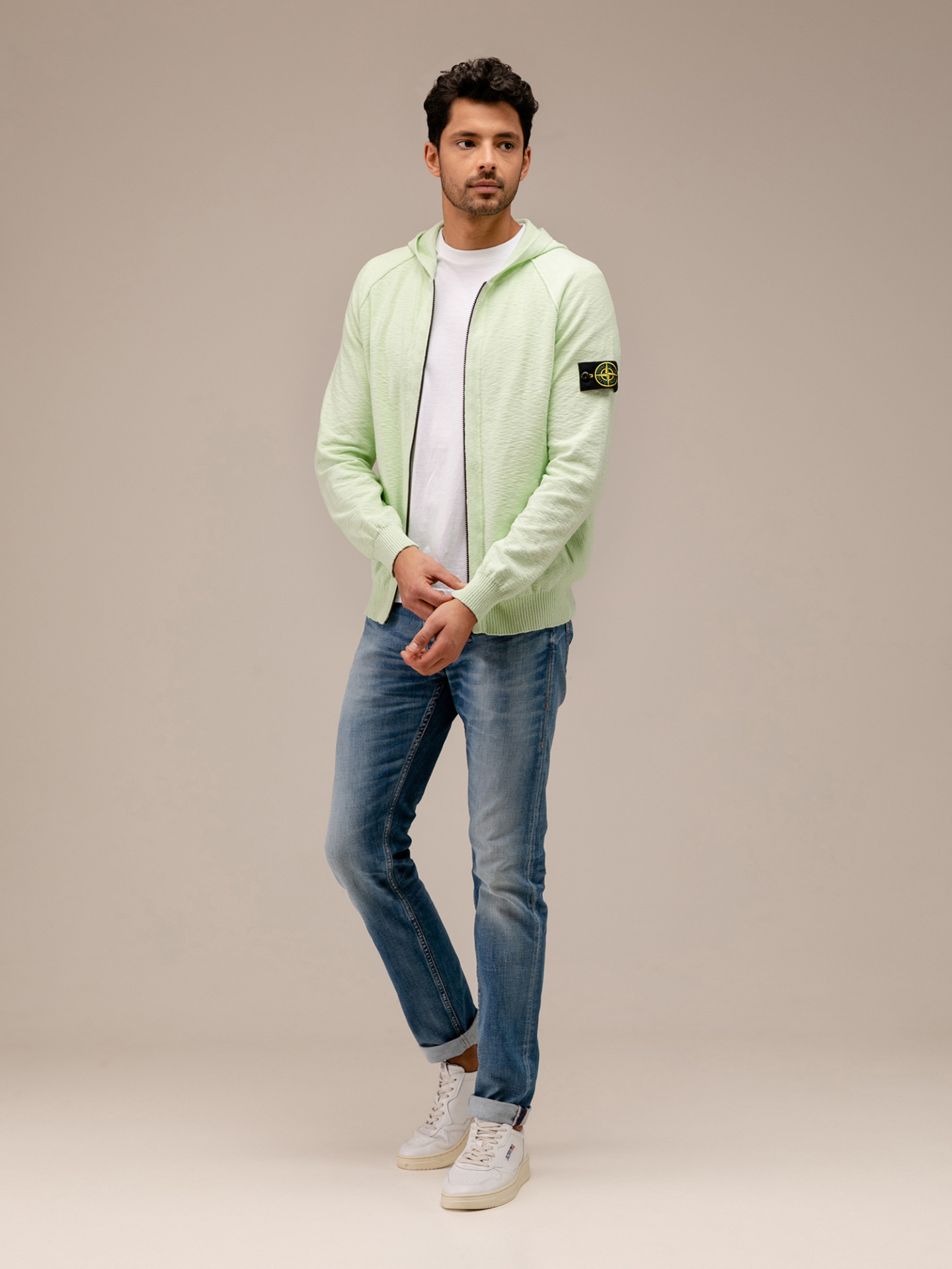 Detailansicht von Sweatjacke von STONE ISLAND