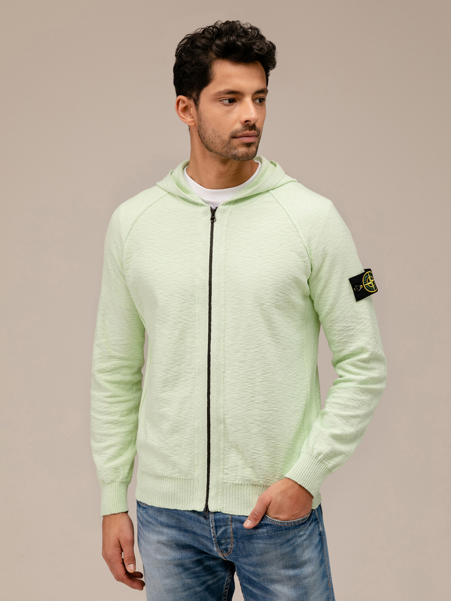 Detailansicht von Sweatjacke von STONE ISLAND