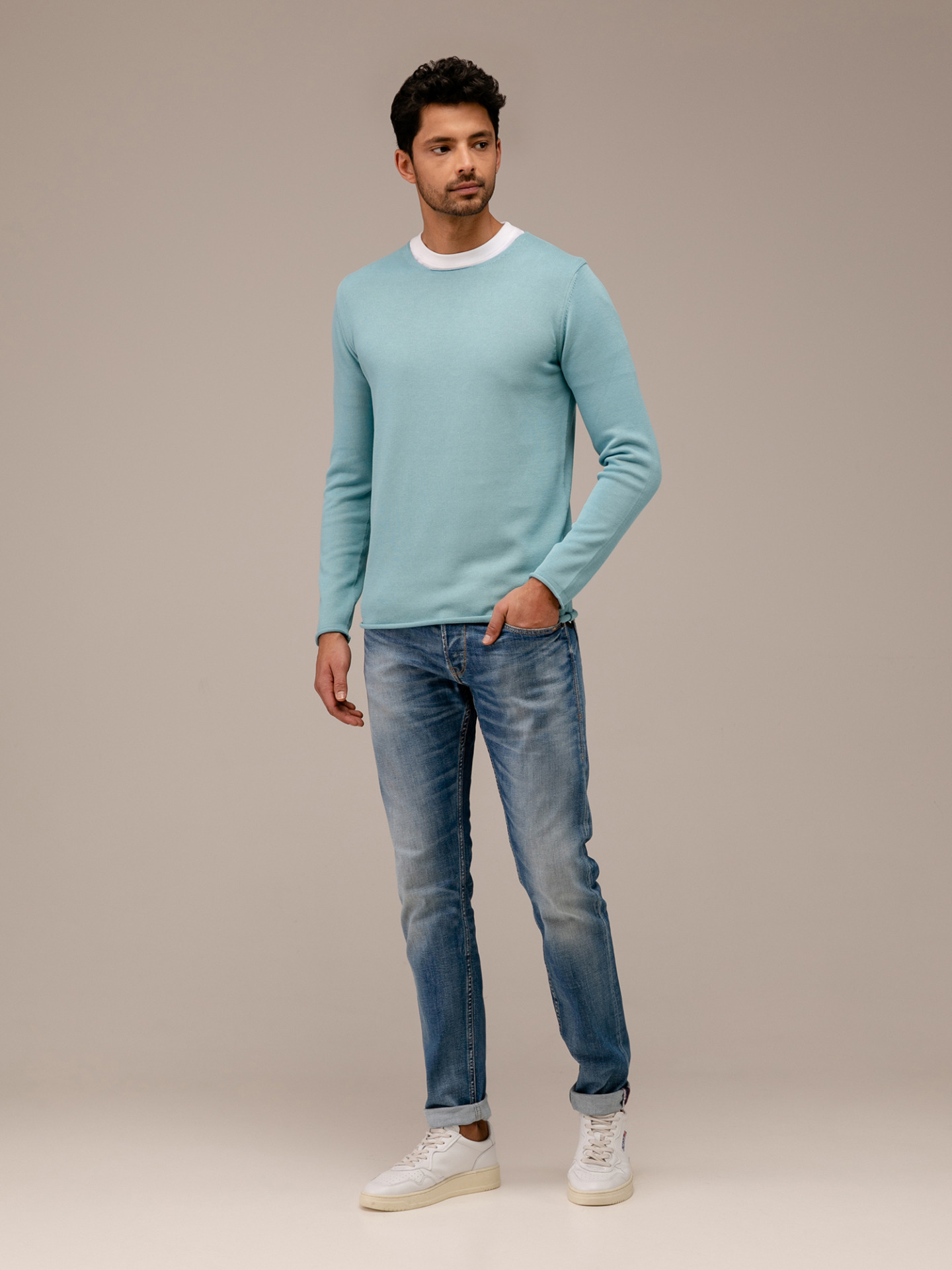 Detailansicht von Leichter Pullover aus Baumwolle von DANIELE FIESOLI