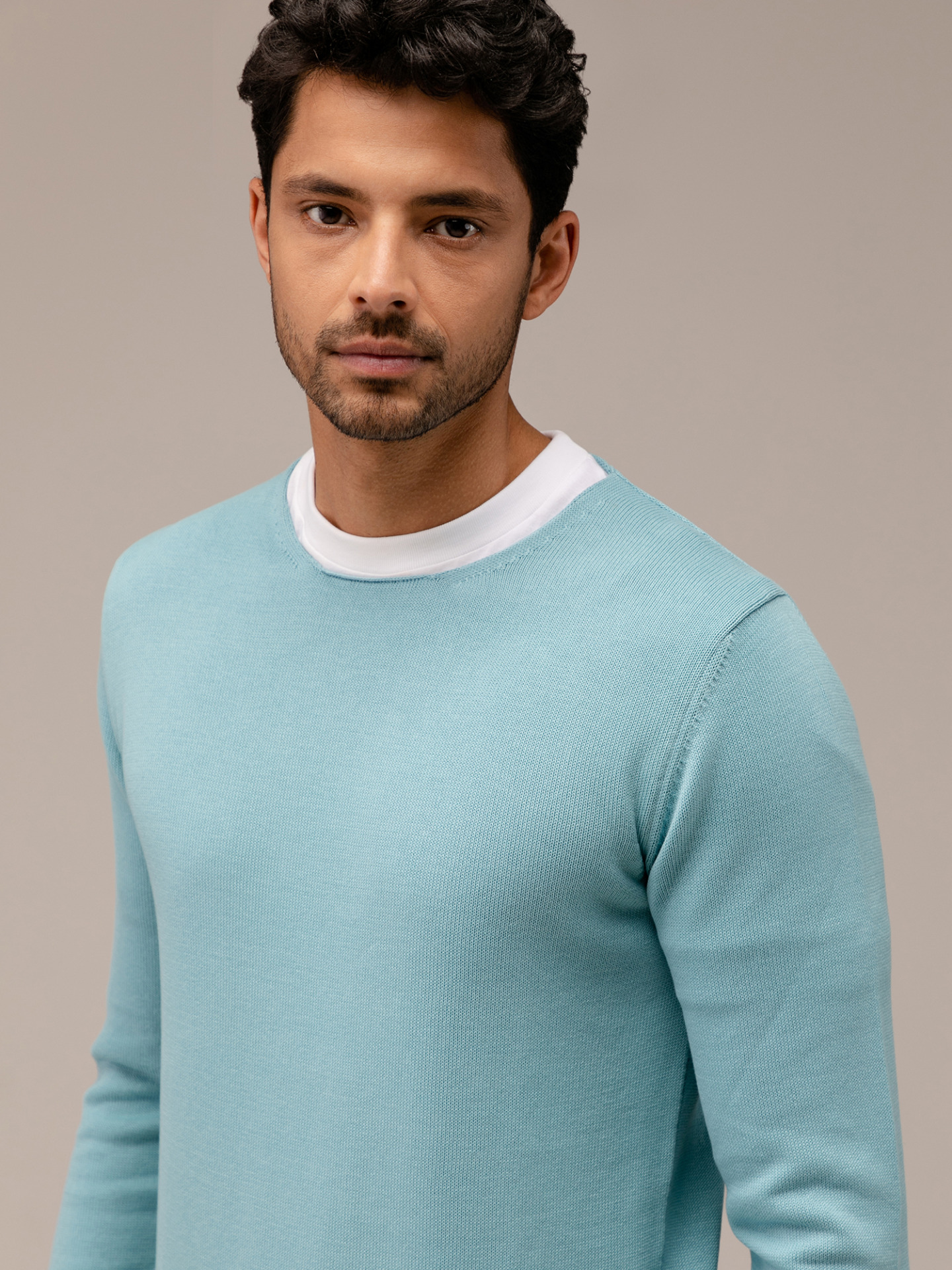 Detailansicht von Leichter Pullover aus Baumwolle von DANIELE FIESOLI