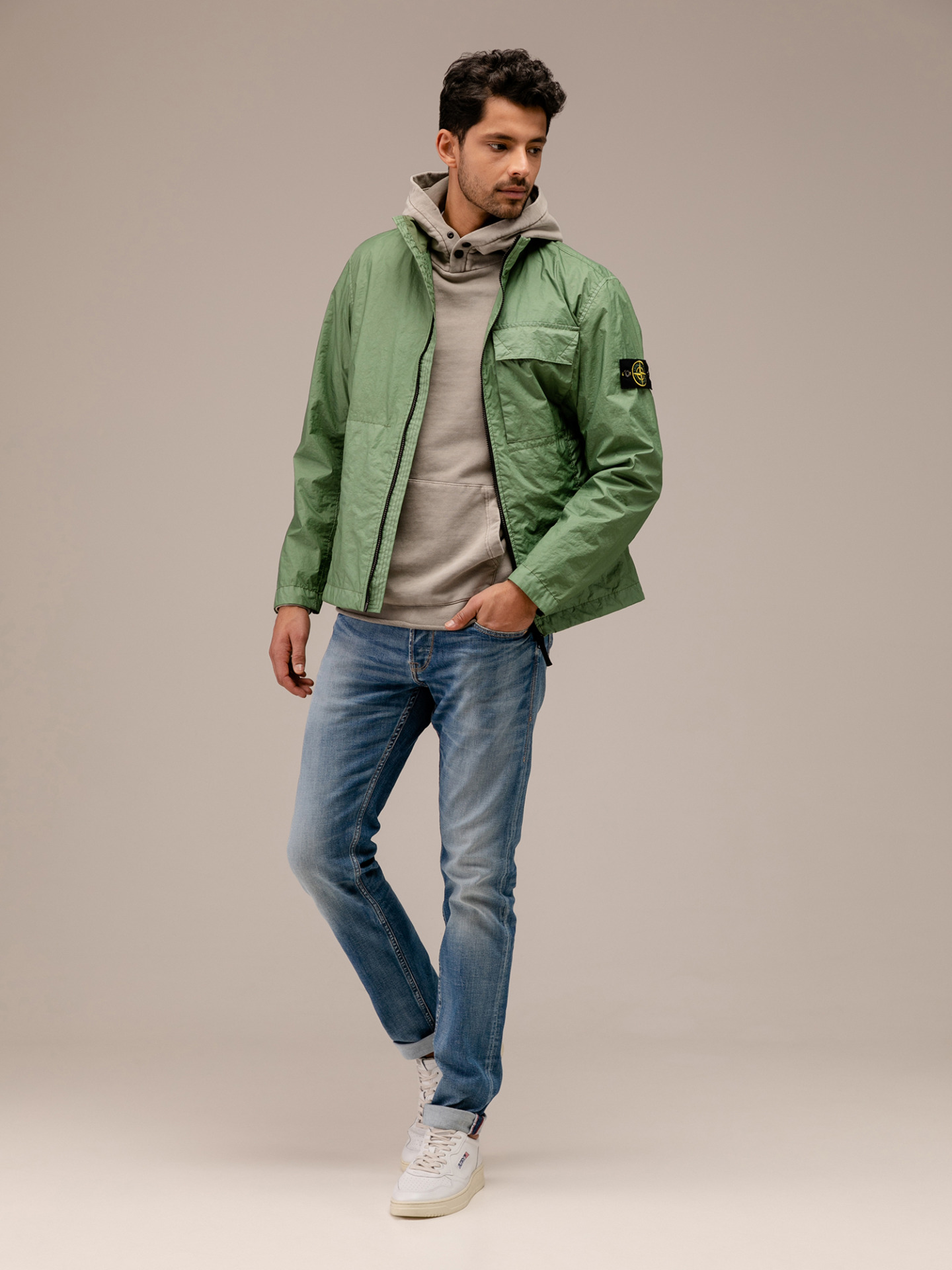 Detailansicht von Übergangsjacke von STONE ISLAND