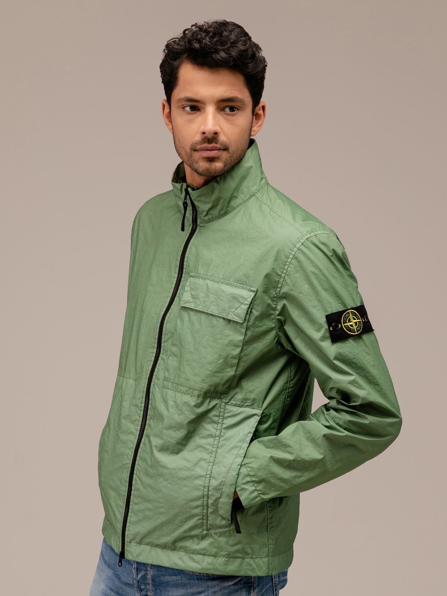 Detailansicht von Übergangsjacke von STONE ISLAND