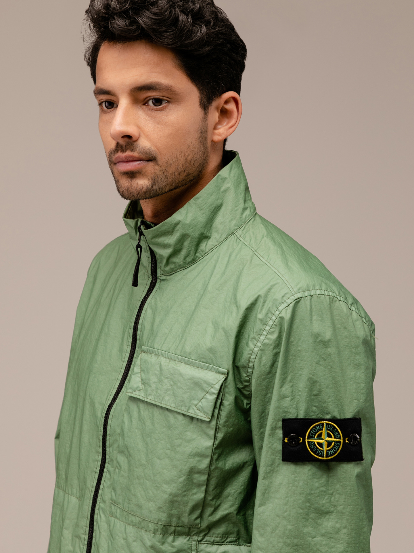 Detailansicht von Übergangsjacke von STONE ISLAND