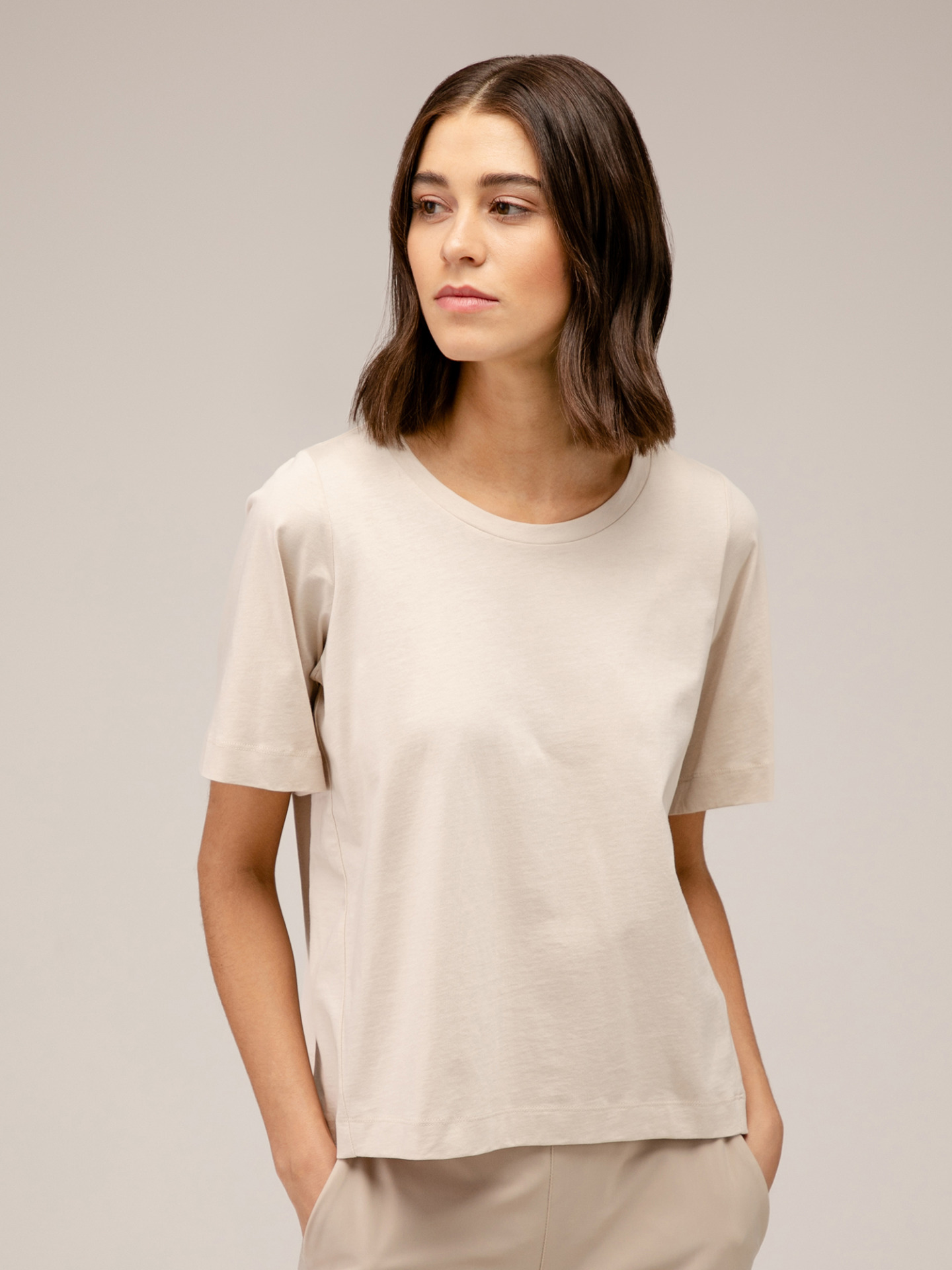 Detailansicht von Oversize T-Shirt aus Baumwolle von LIS LAREIDA