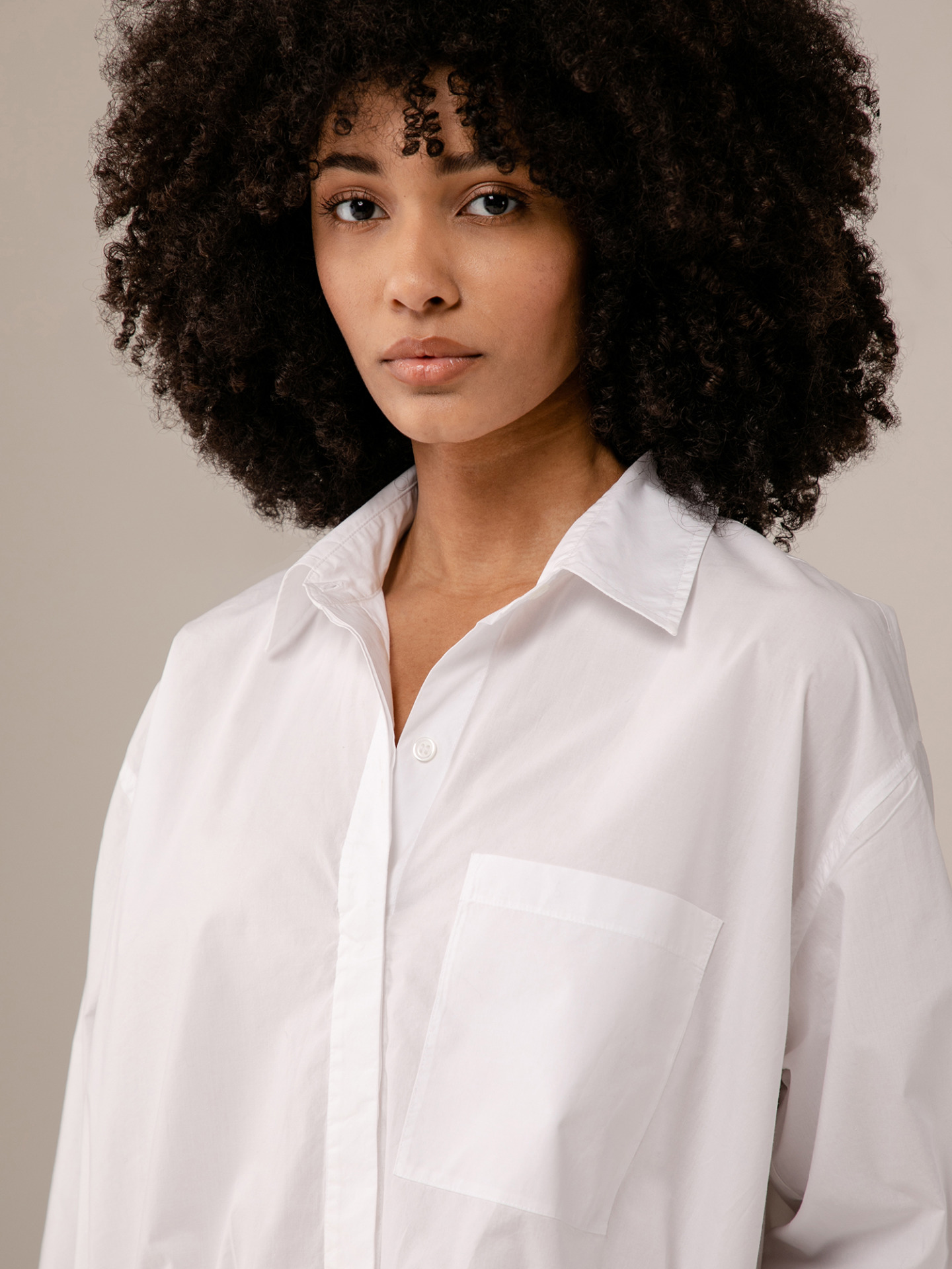 Detailansicht von Kurze Hemdbluse aus Baumwolle von CITIZENS OF HUMANITY