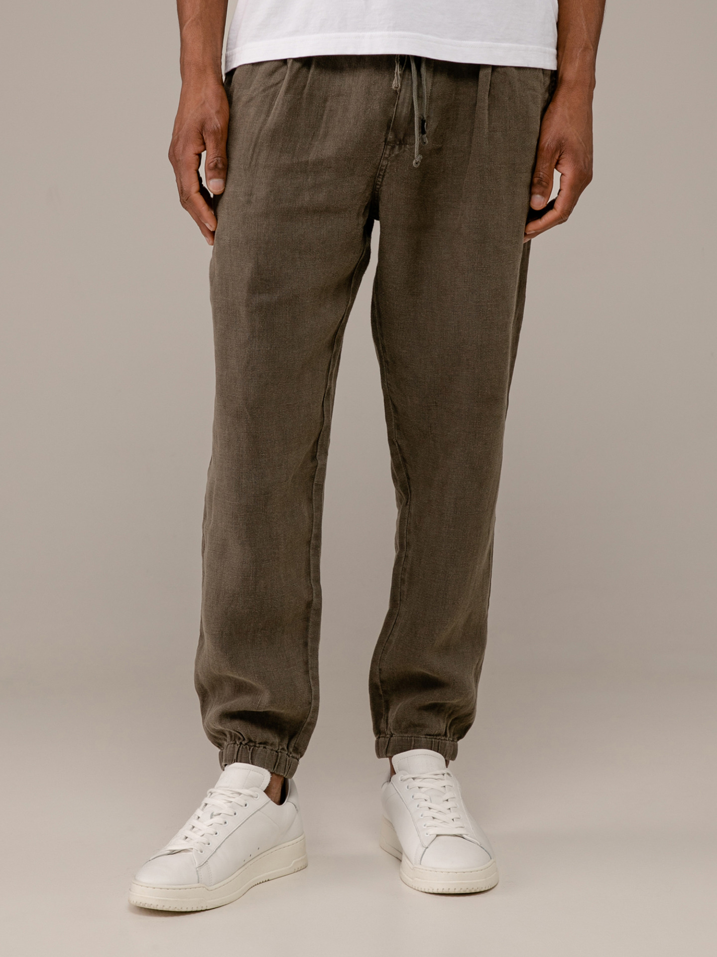 Detailansicht von Lässige Hose aus Leinen von REPLAY