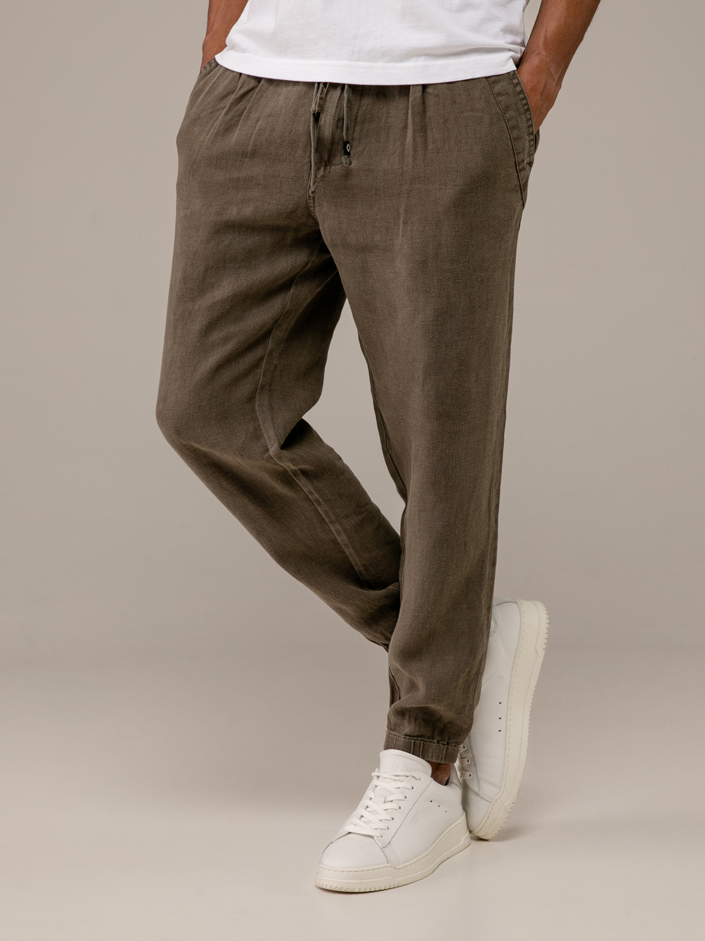 Detailansicht von Lässige Hose aus Leinen von REPLAY