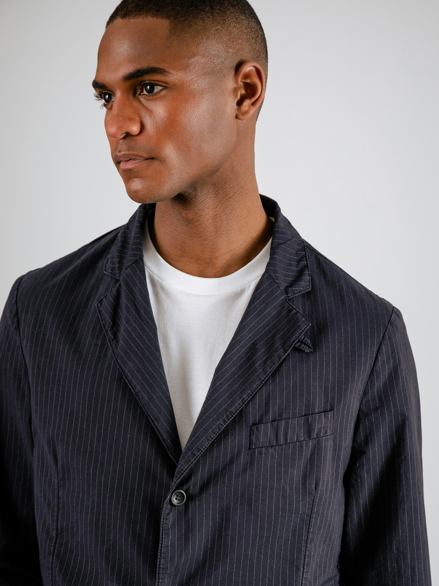 Detailansicht von Baumwollsakko von HANNES ROETHER