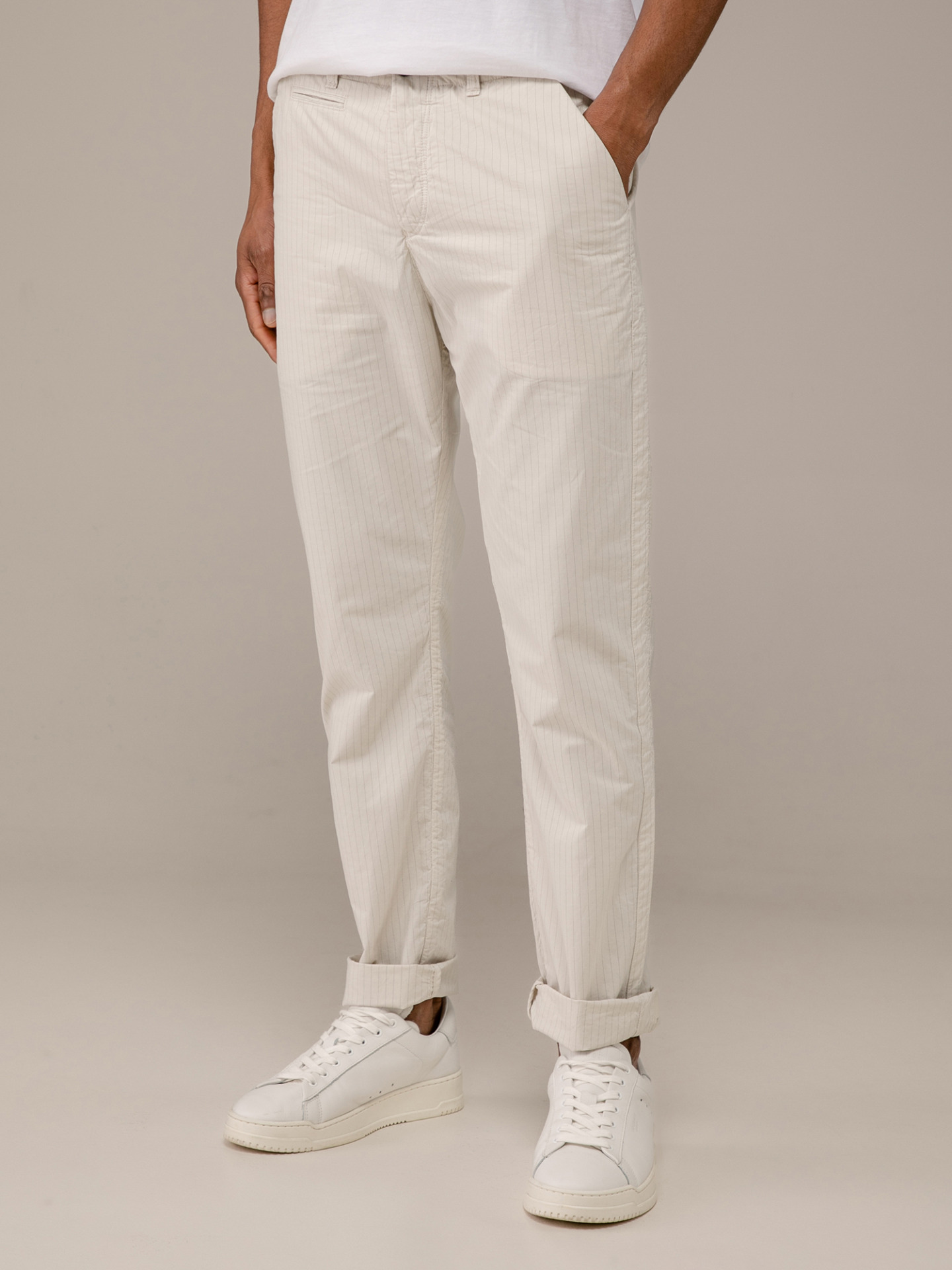 Detailansicht von Hose aus Baumwolle von HANNES ROETHER