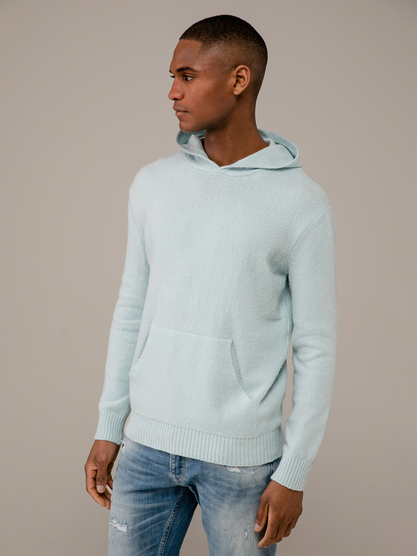 Detailansicht von Kapuzenpullover aus Baumwolle von PHIL PETTER