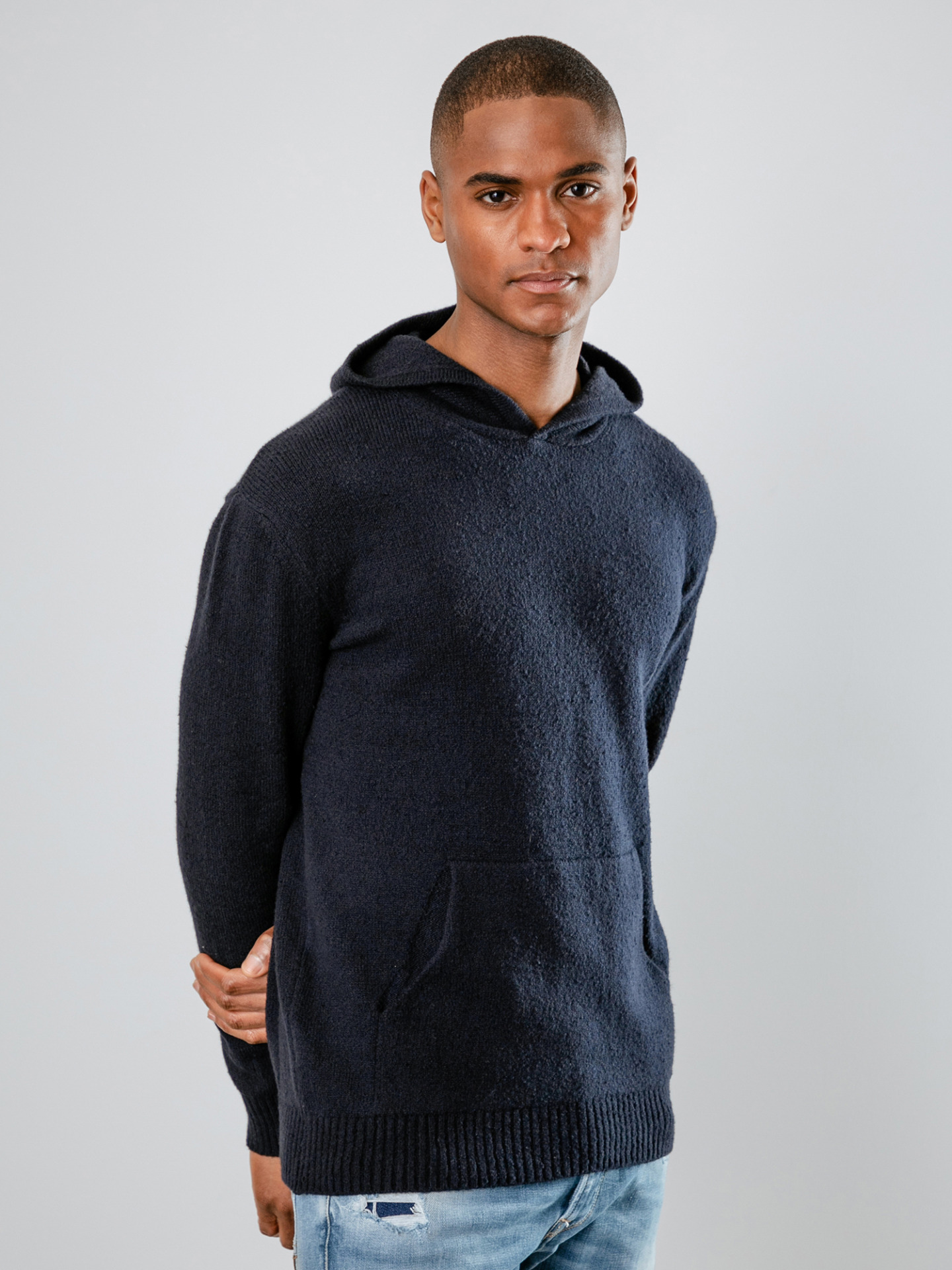 Detailansicht von Kapuzenpullover aus Baumwolle von PHIL PETTER