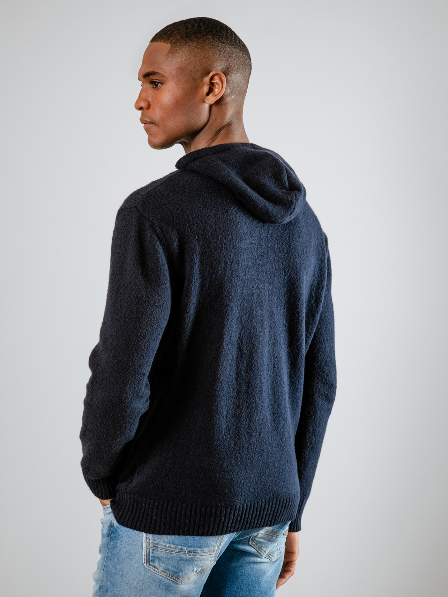 Detailansicht von Kapuzenpullover aus Baumwolle von PHIL PETTER