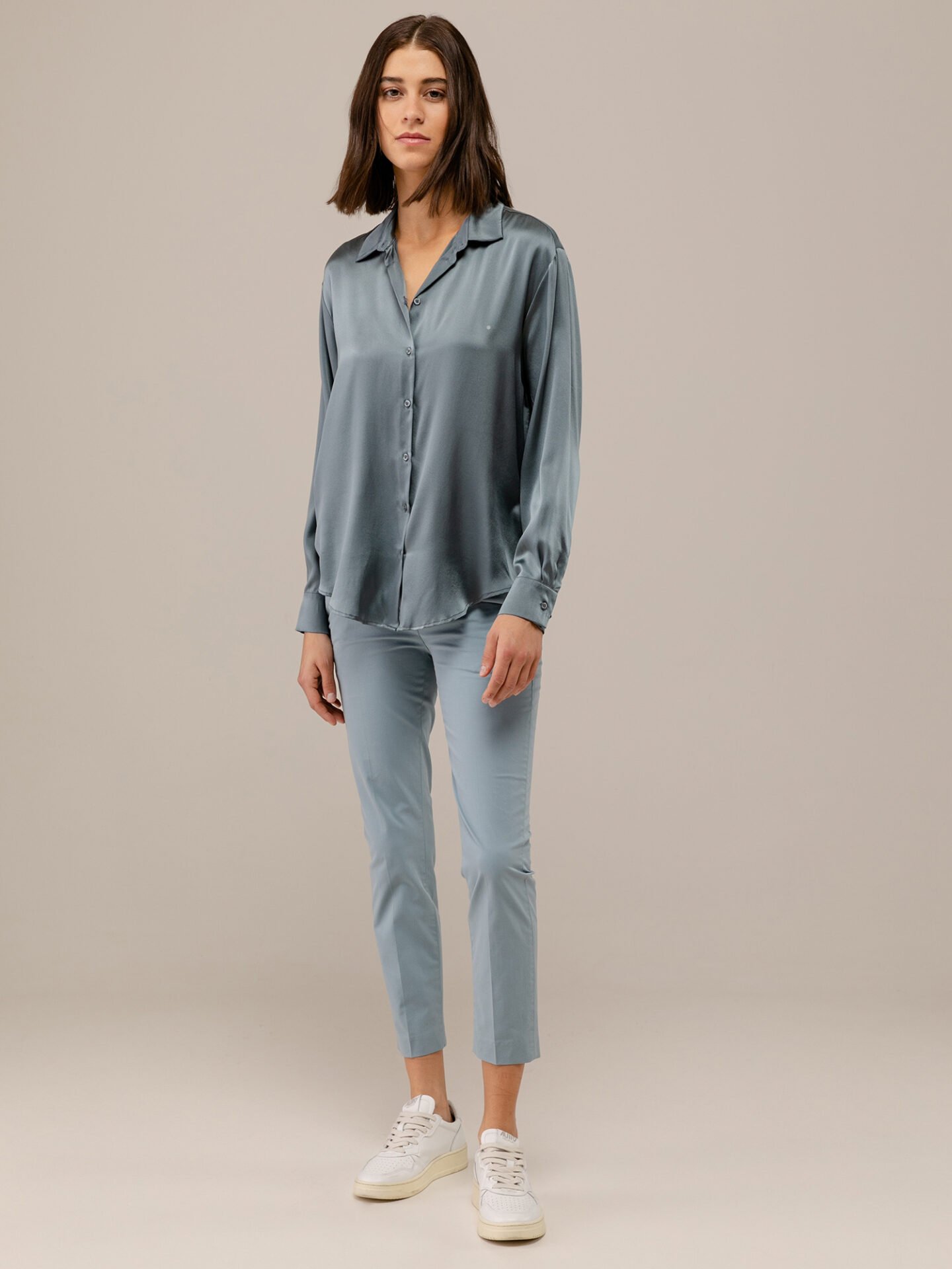 Detailansicht von Seidenbluse von DANIELS