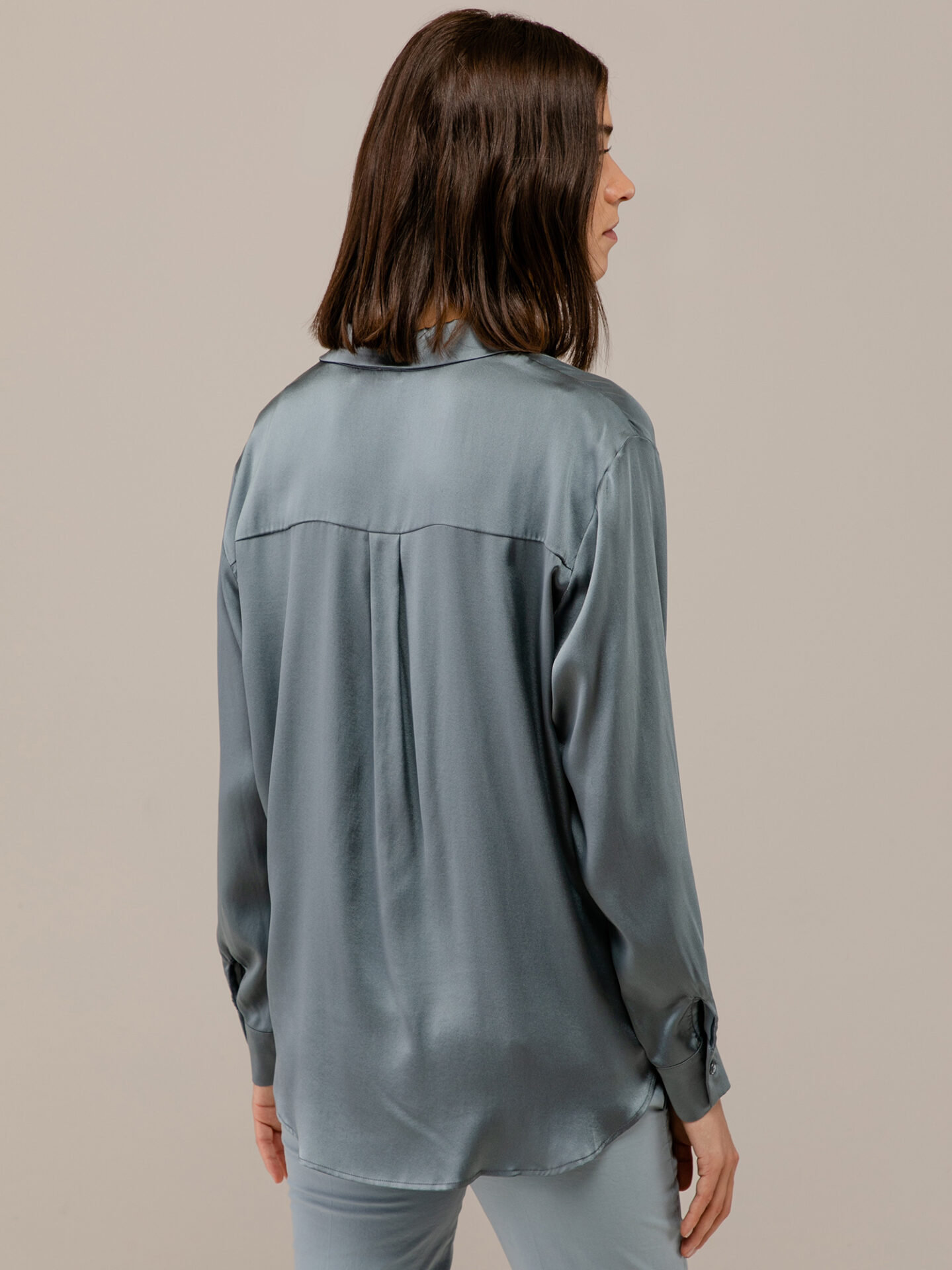 Detailansicht von Seidenbluse von DANIELS