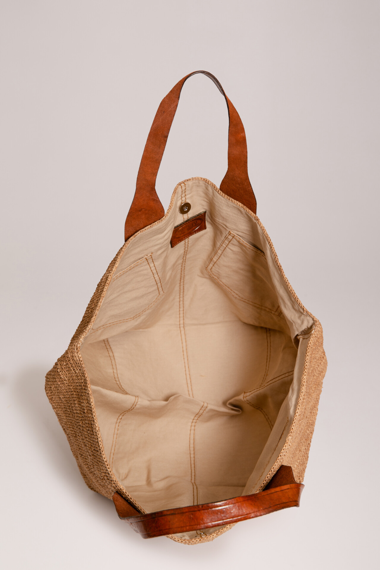 Detailansicht von Shopper aus Naturbast von IBELIV