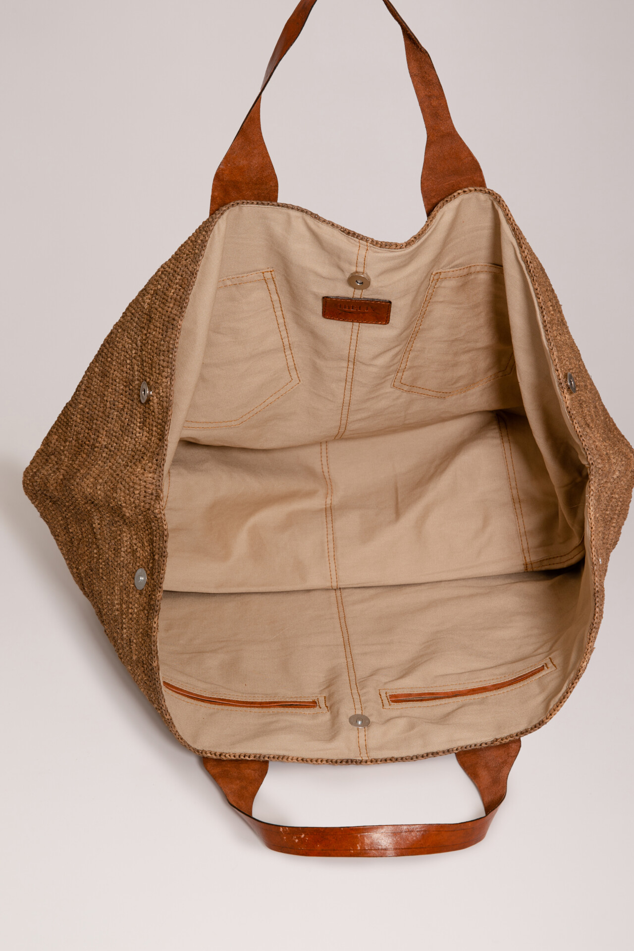 Detailansicht von Shopper aus Naturbast von IBELIV