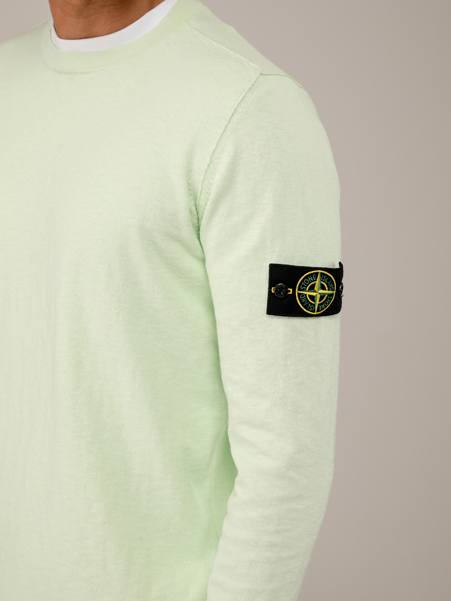 Detailansicht von Pullover aus Baumwolle von STONE ISLAND