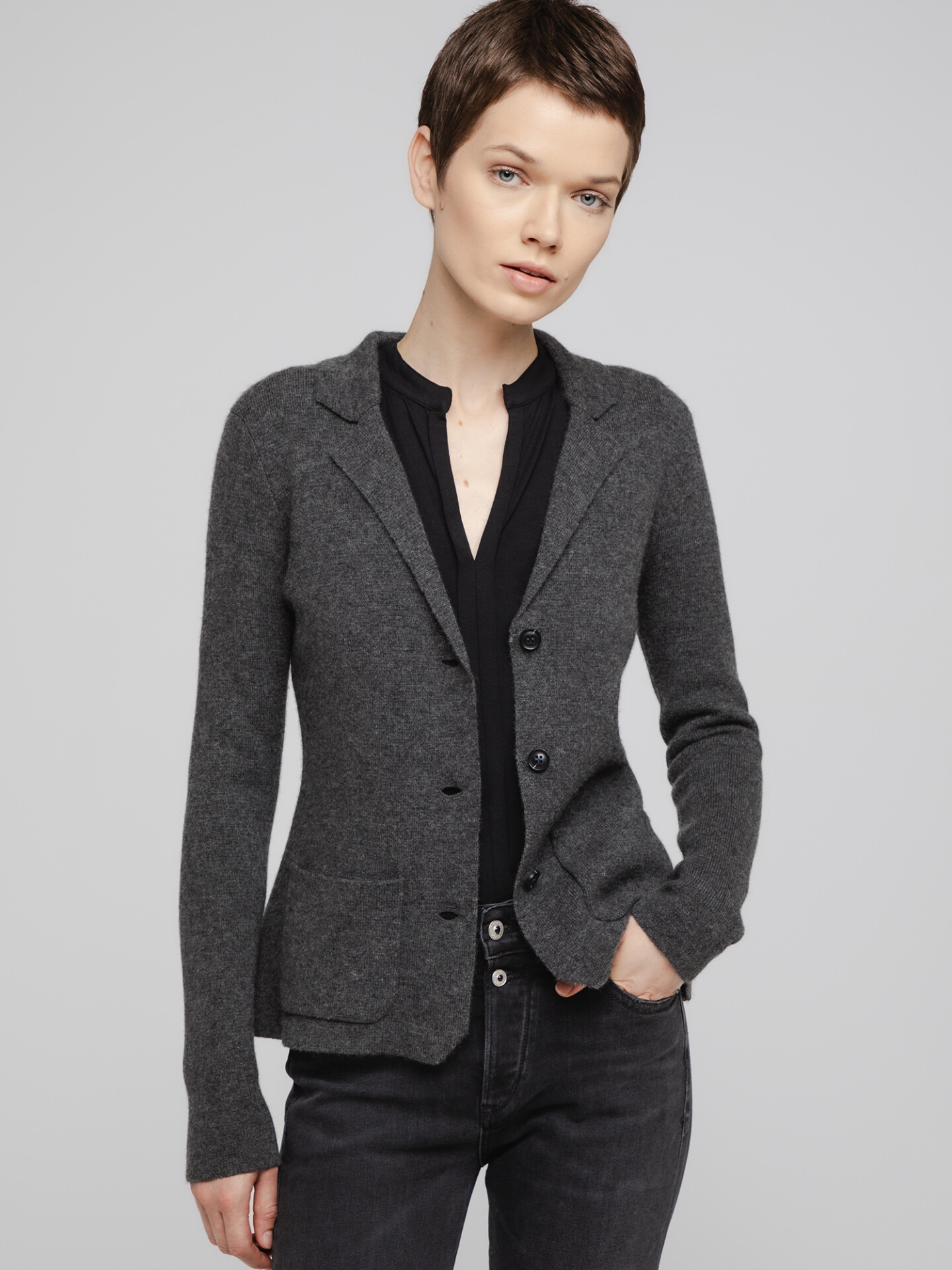 Detailansicht von Blazer aus Wolle von DANIELS