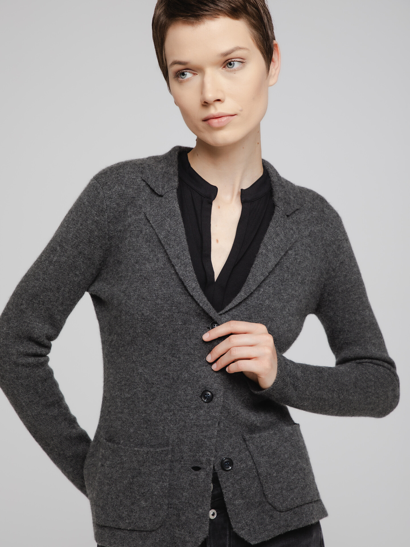 Detailansicht von Blazer aus Wolle von DANIELS