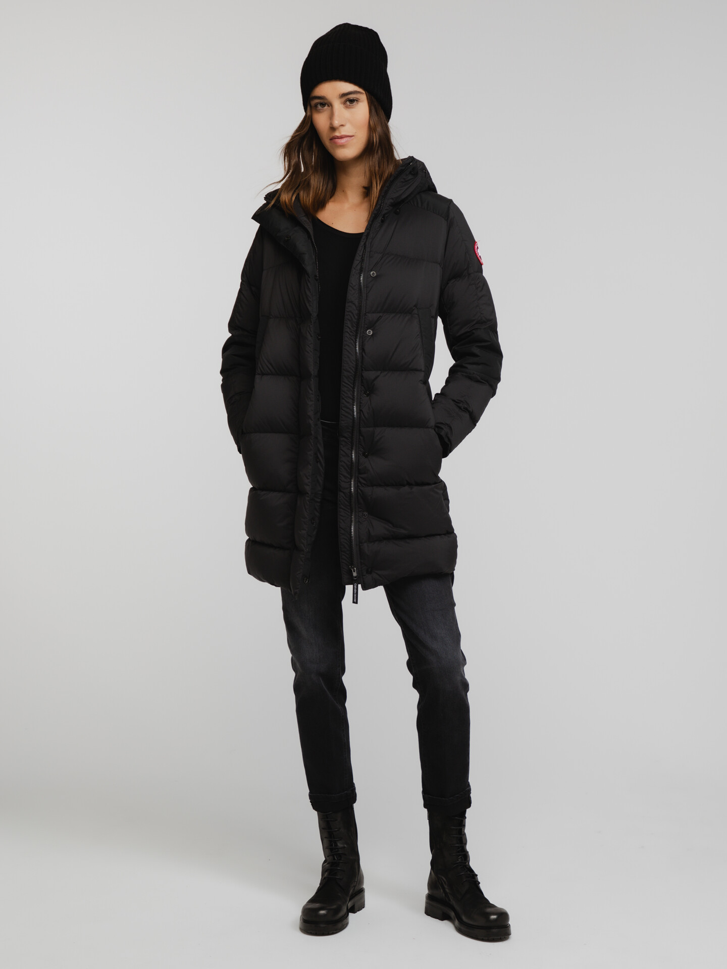 Detailansicht von Daunenmantel von CANADA GOOSE