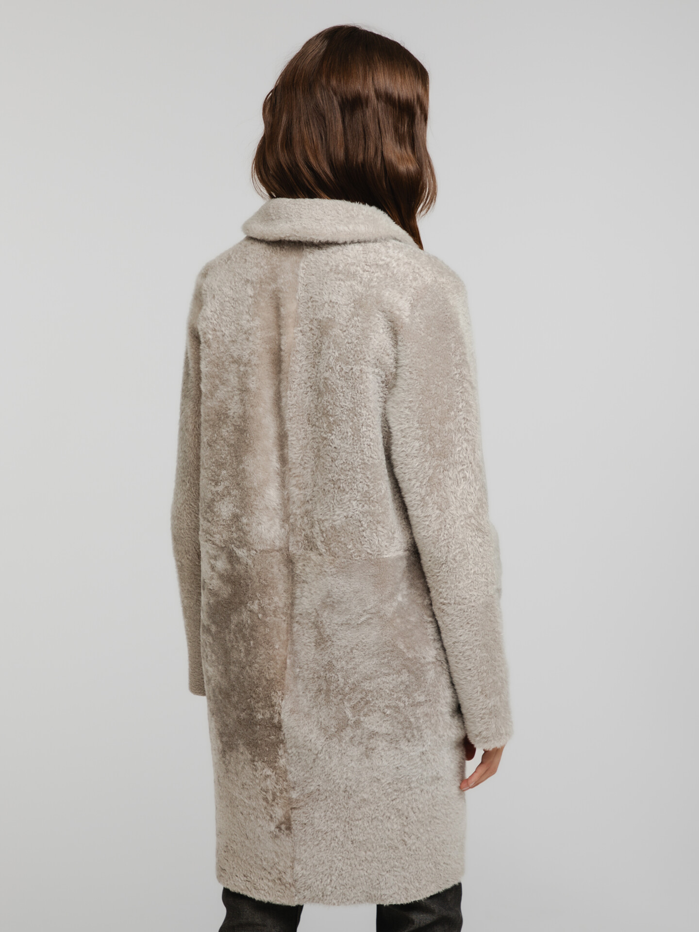 Detailansicht von Wendbarer Ledermantel von BENEDETTA NOVI