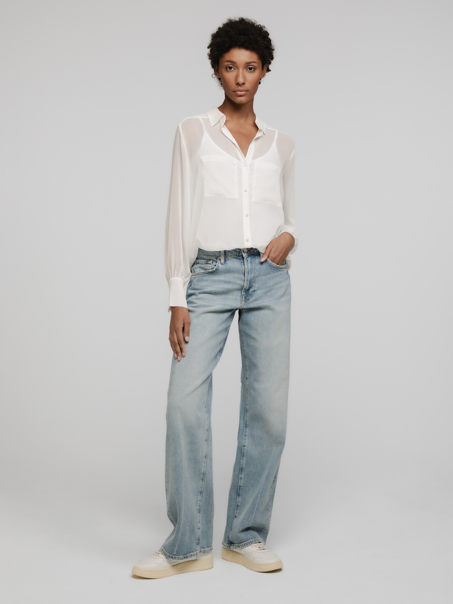 Detailansicht von Wide Leg Jeans von 7 FOR ALL MANKIND
