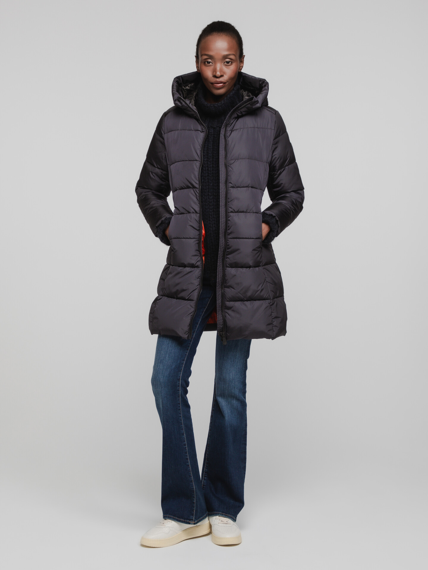 Detailansicht von Steppmantel von SAVE THE DUCK