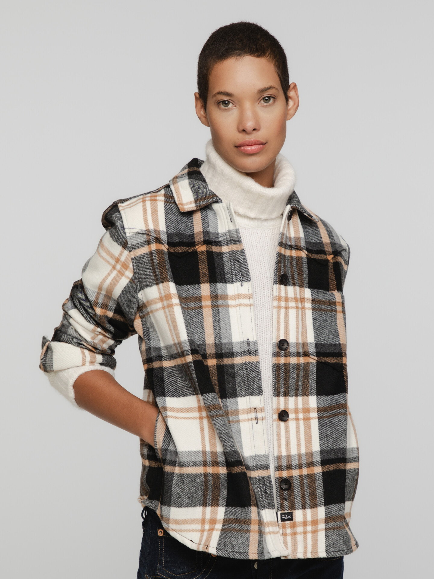 Detailansicht von Karohemd von RAILS