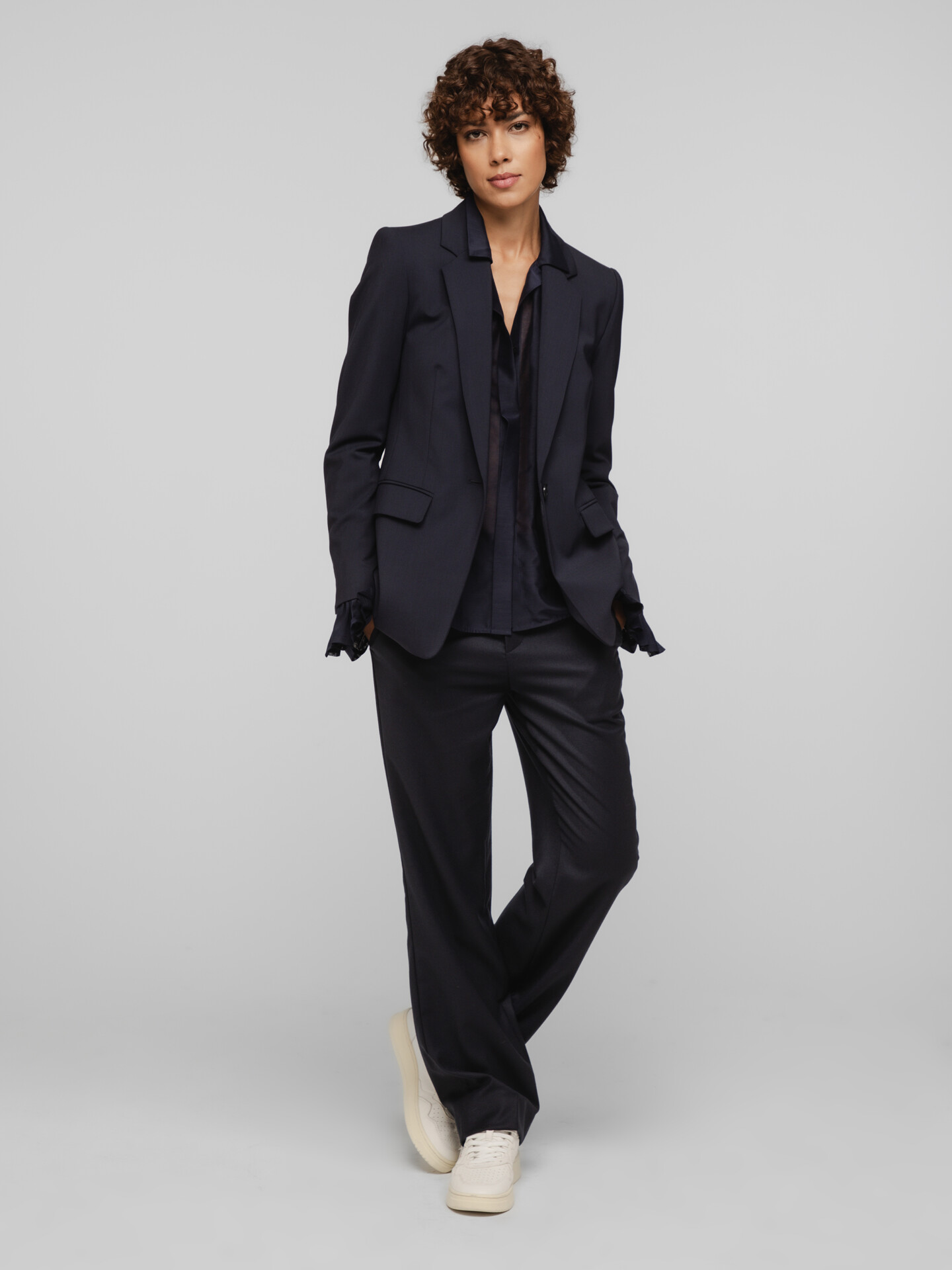 Detailansicht von Weite Hose aus Wolle von DONDUP