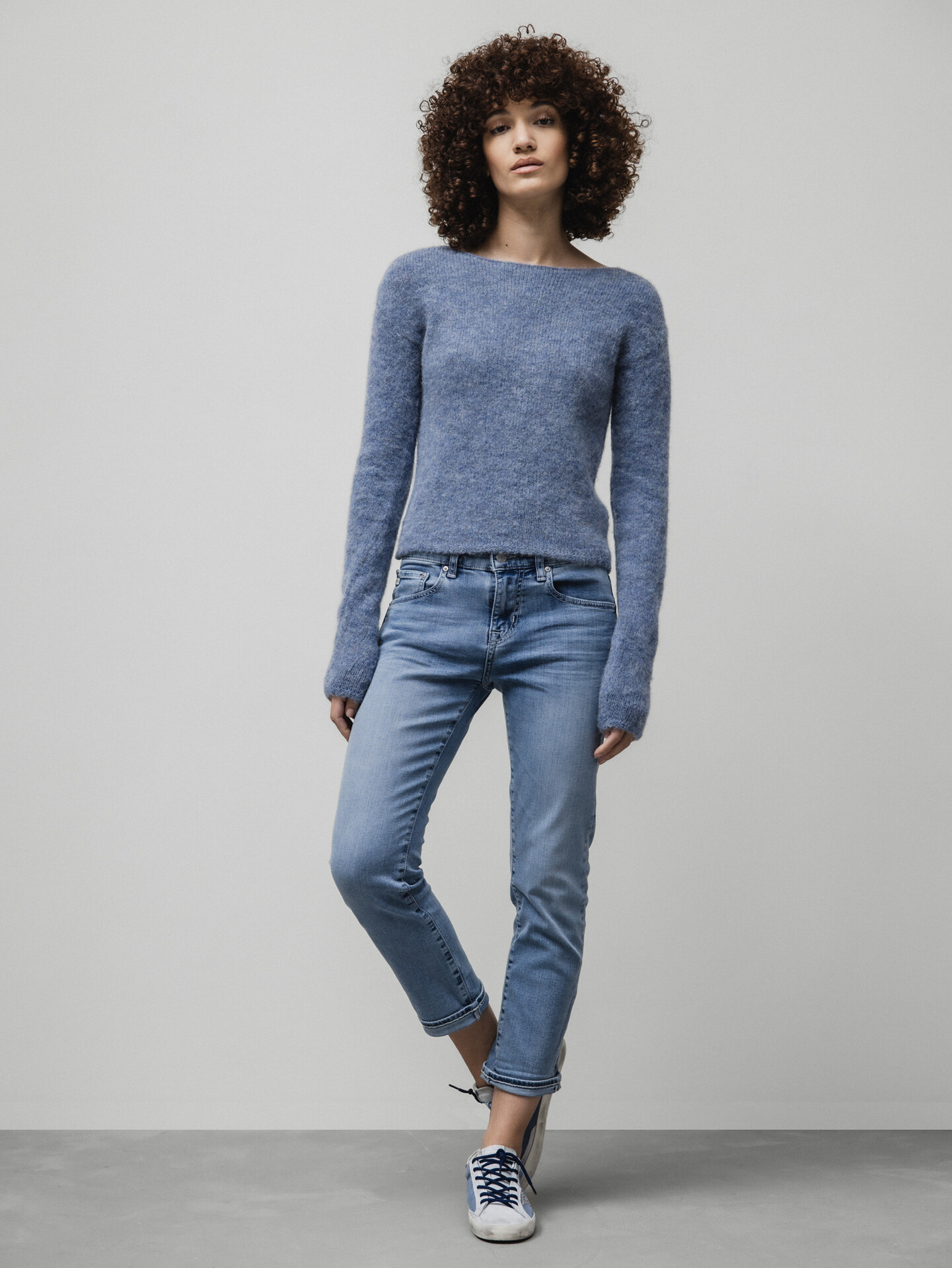 Detailansicht von Slim Fit Jeans von ADRIANO GOLDSCHMIED