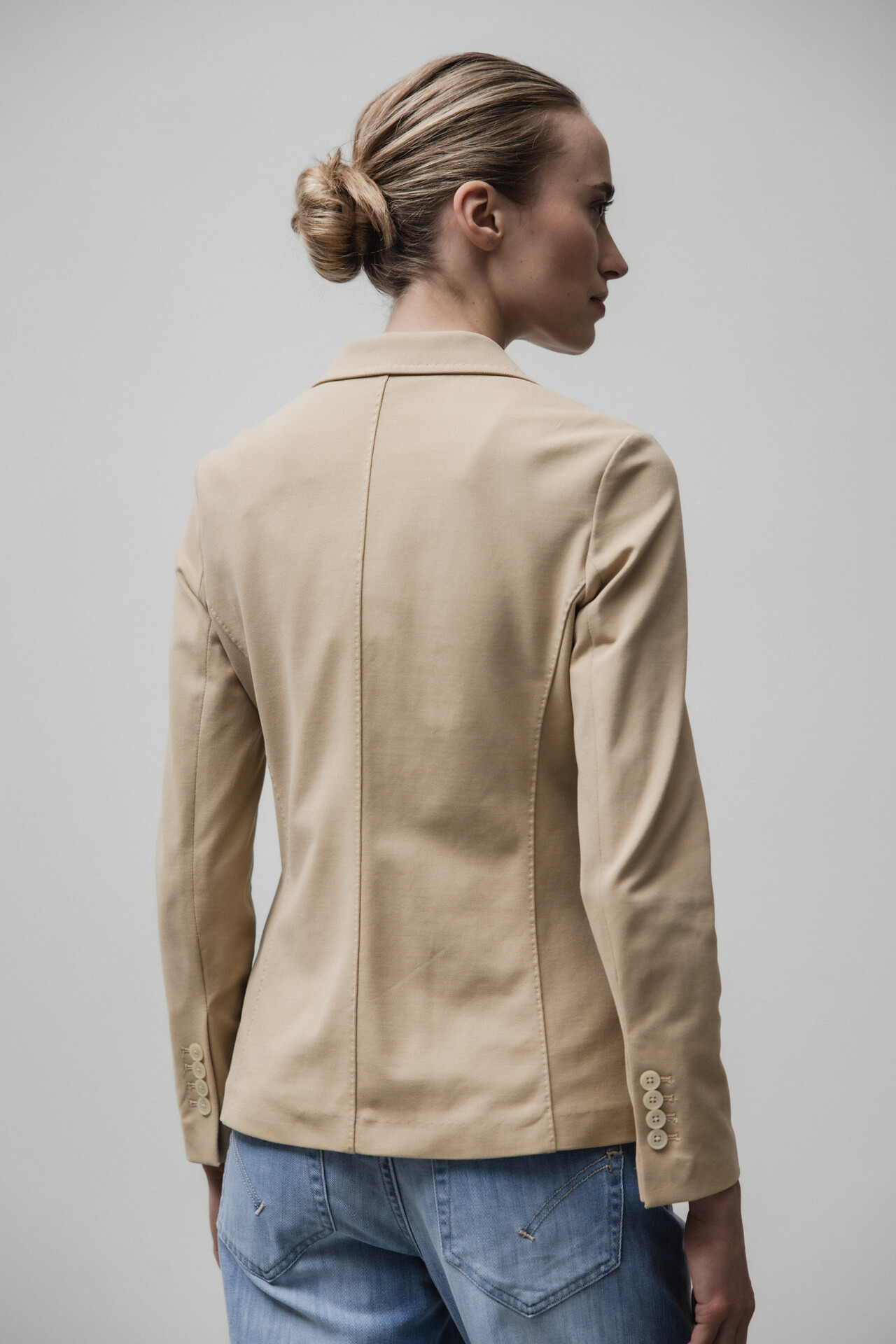 Detailansicht von Blazer aus Baumwolle von CIRCOLO