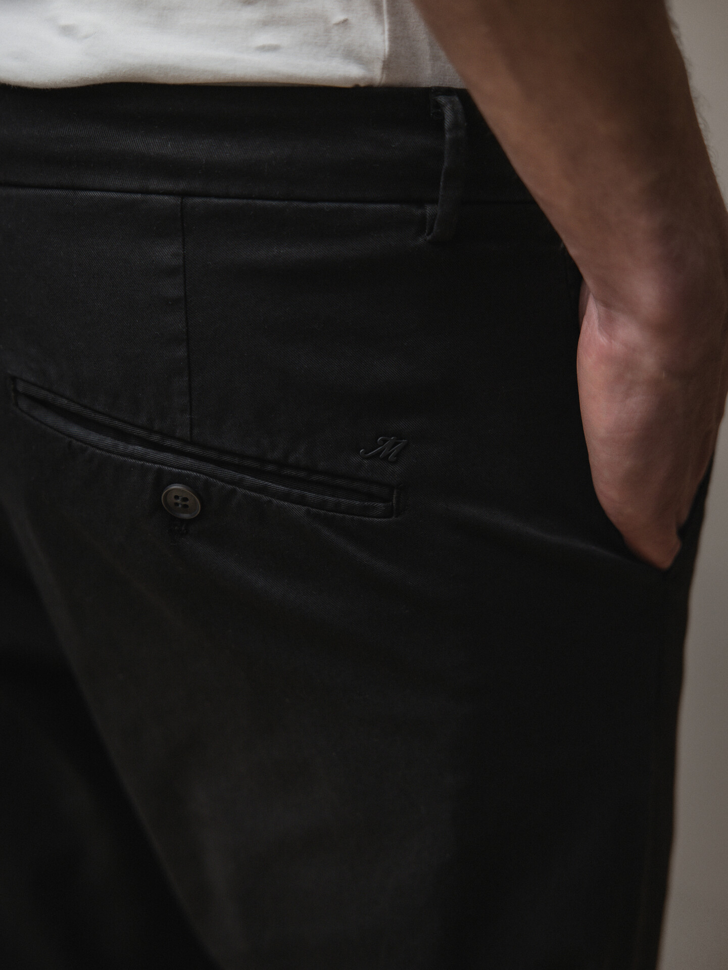 Detailansicht von Chinohose aus Baumwolle von MASON’S