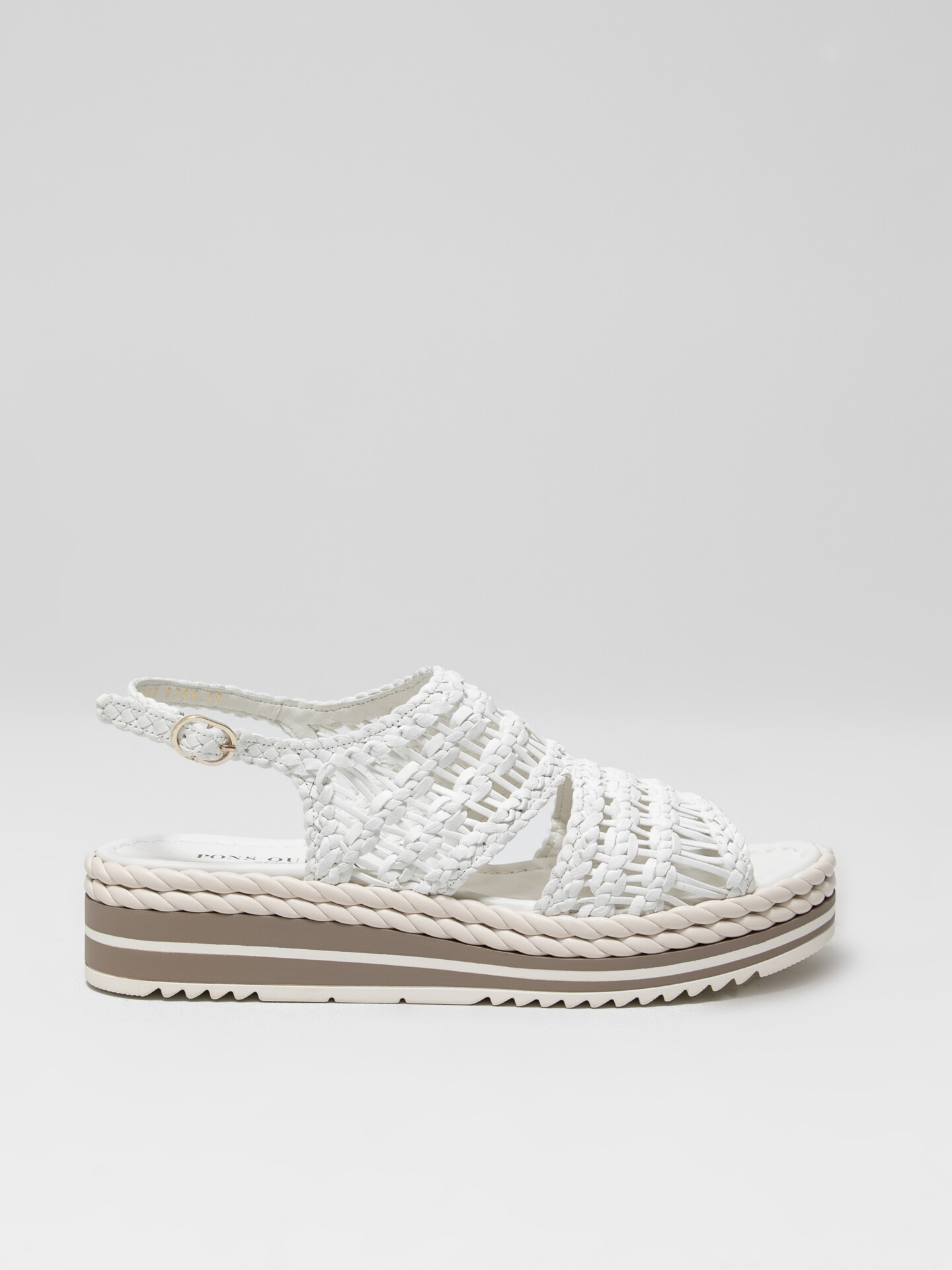 Detailansicht von Plateau-Sandalen von PONS QUINTANA