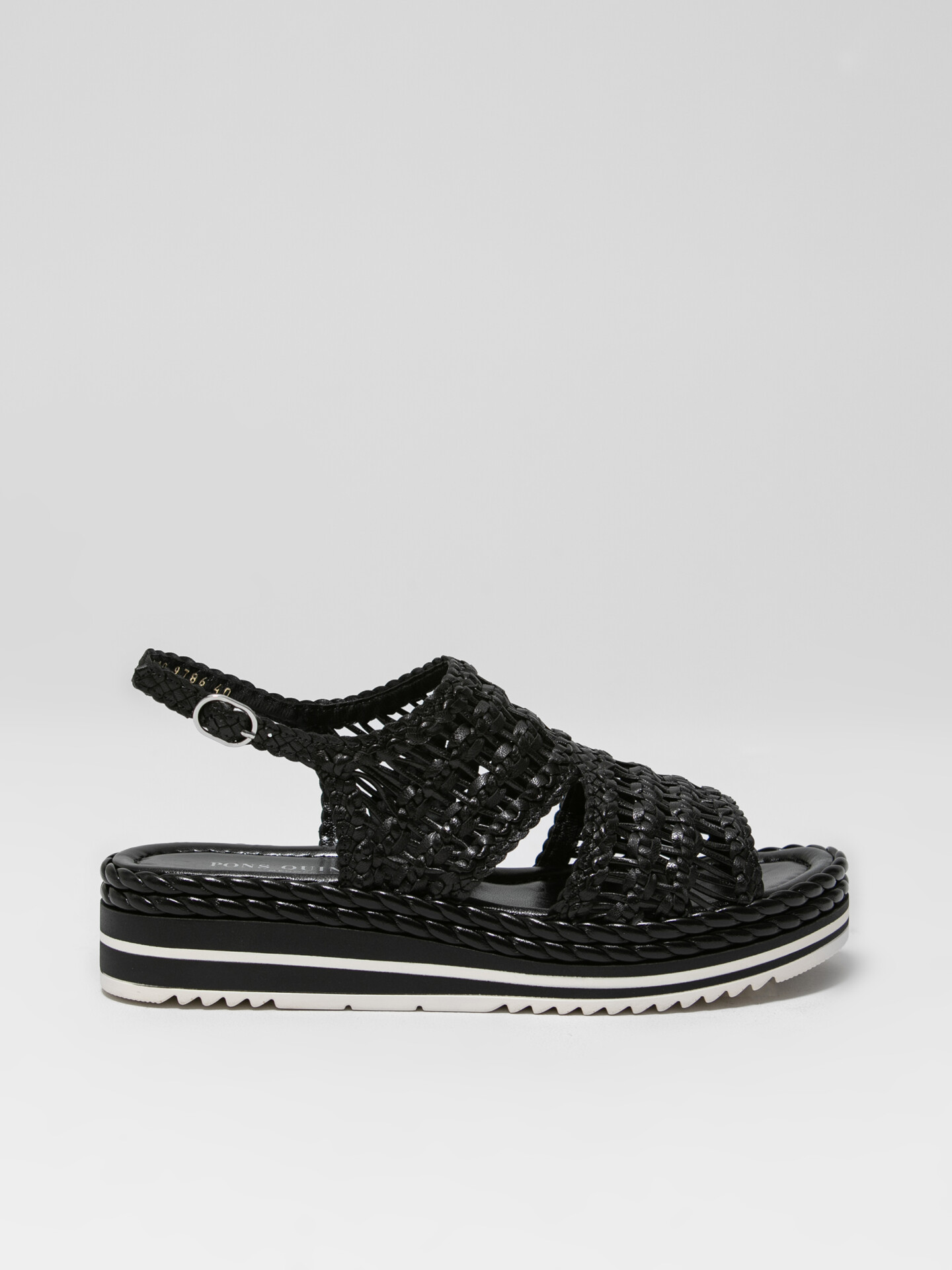 Detailansicht von Plateau-Sandalen von PONS QUINTANA