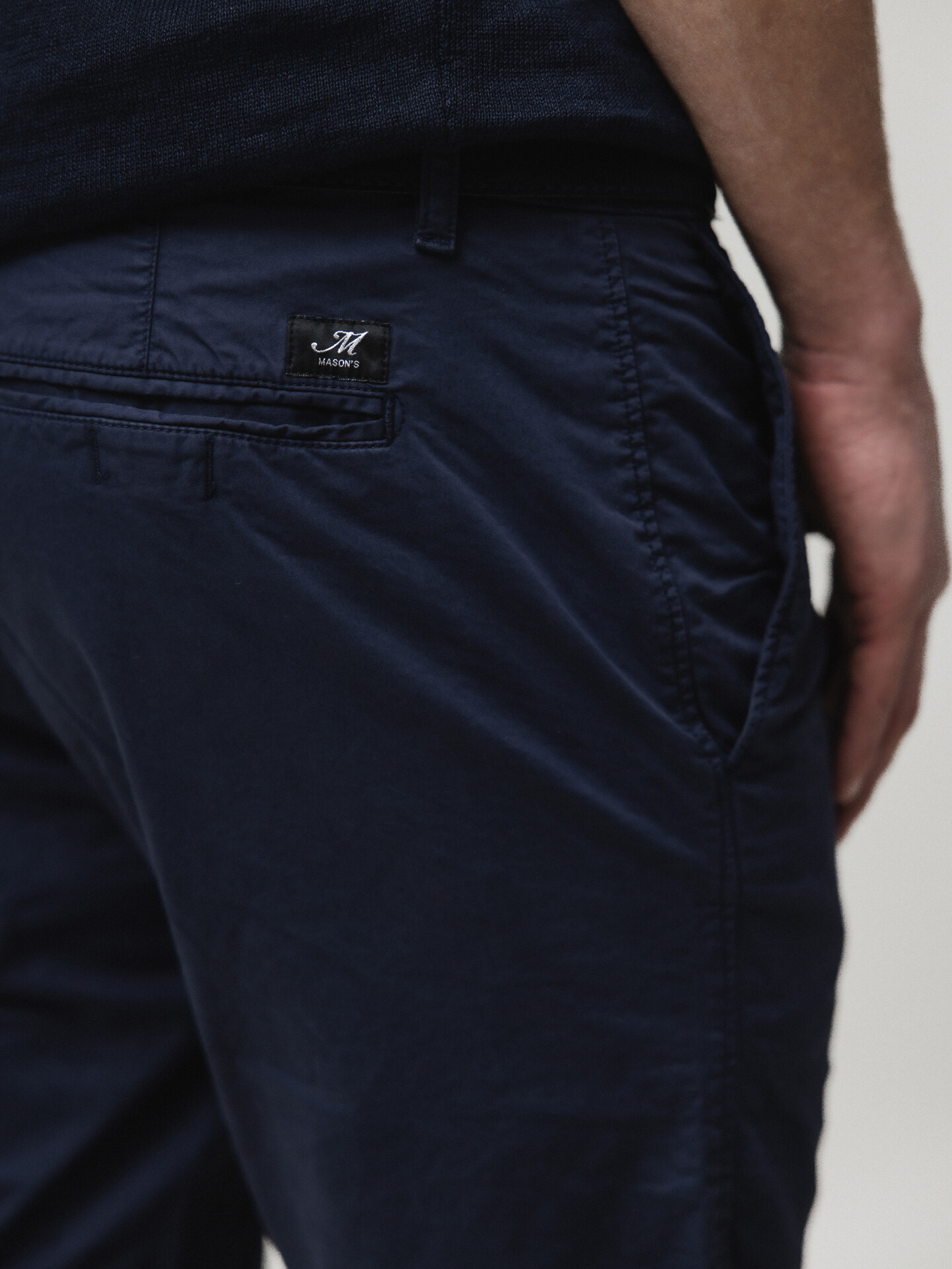 Detailansicht von Bermudas aus Baumwolle von MASON’S