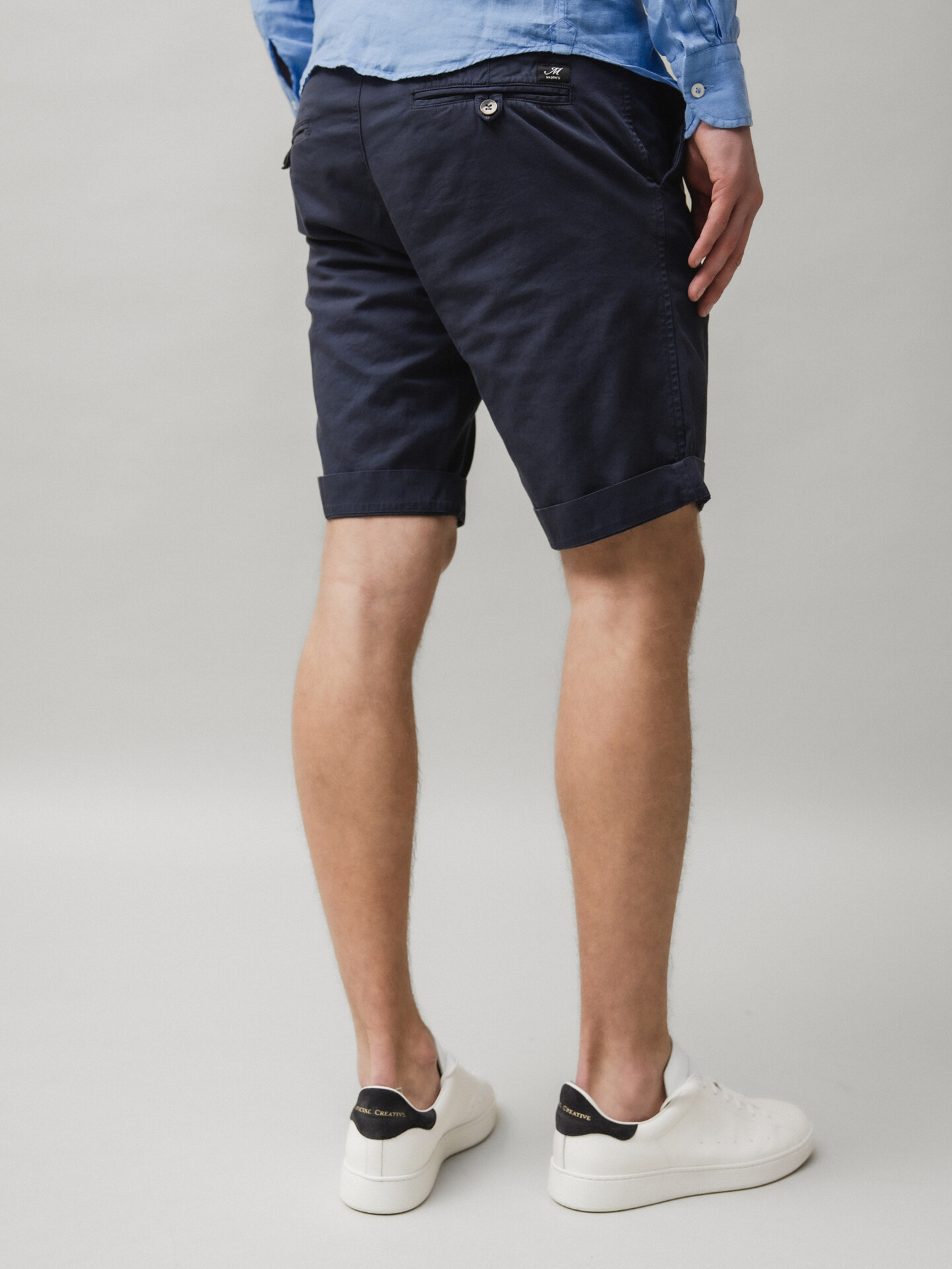 Detailansicht von Bermudas aus Baumwolle von MASON’S