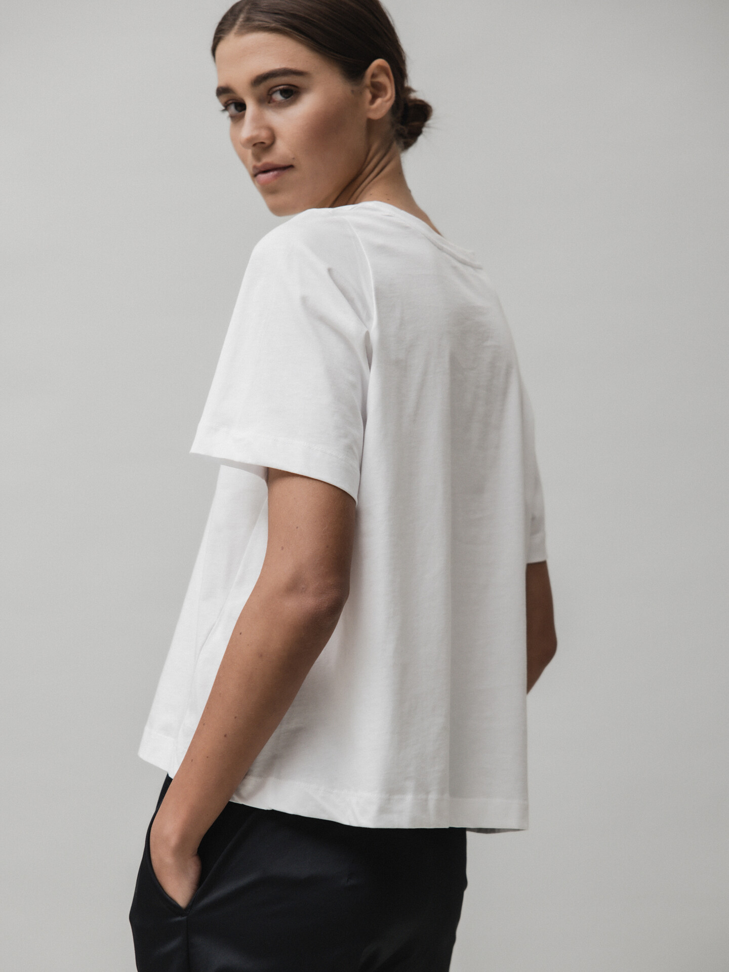 Detailansicht von Oversize T-Shirt aus Baumwolle von LIS LAREIDA
