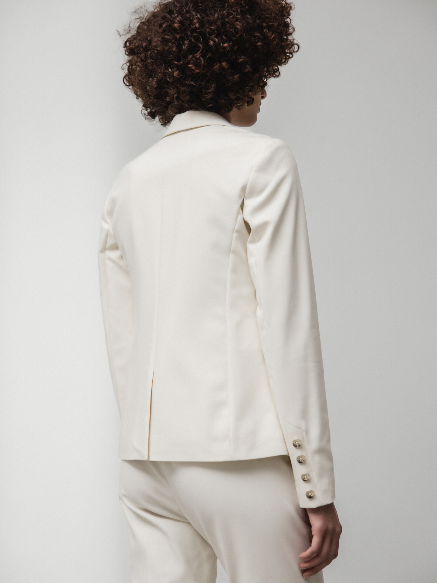 Detailansicht von Blazer aus Baumwolle von MOS MOSH