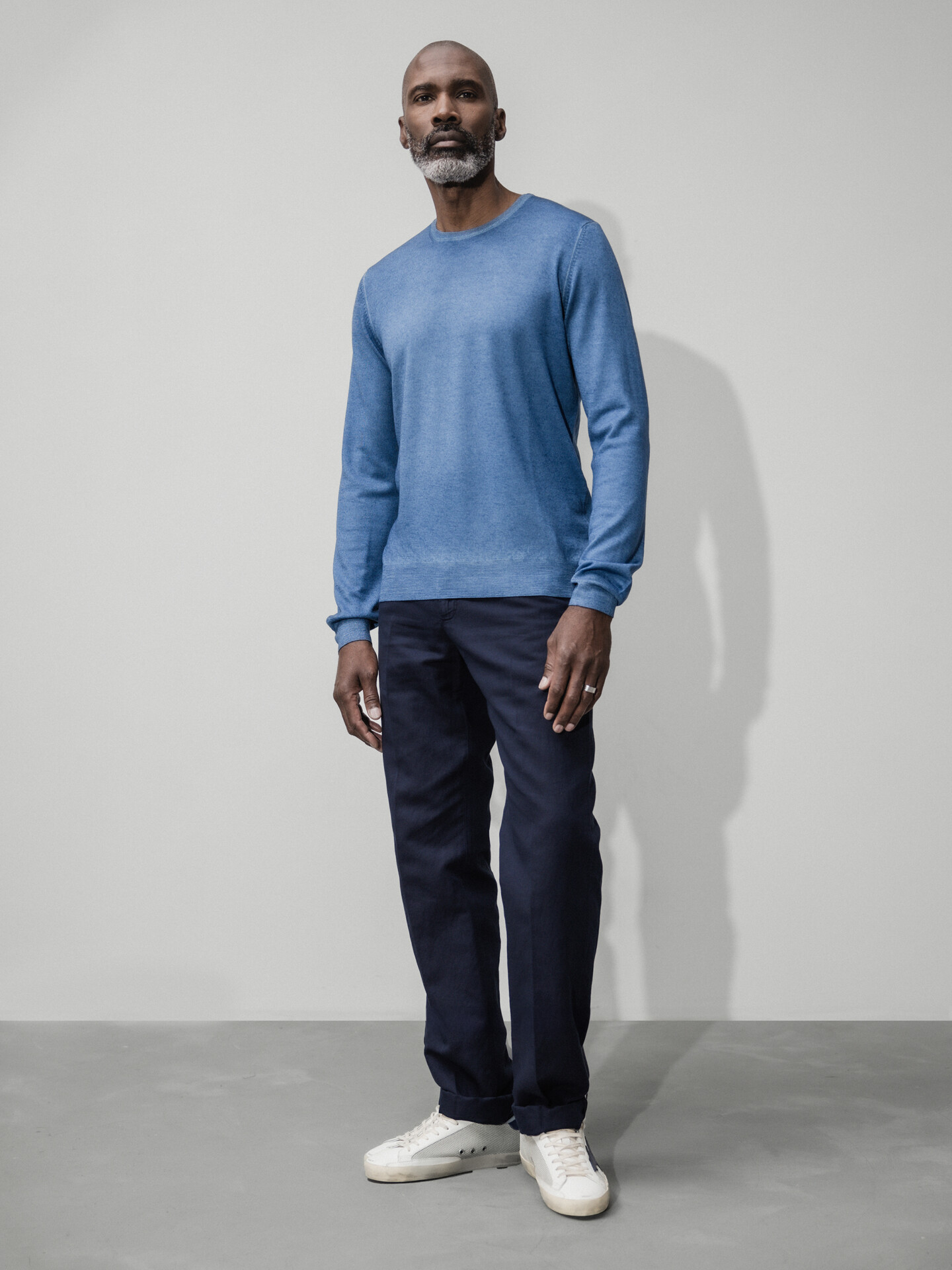 Detailansicht von Leichter Pullover aus Schurwolle von GRAN SASSO