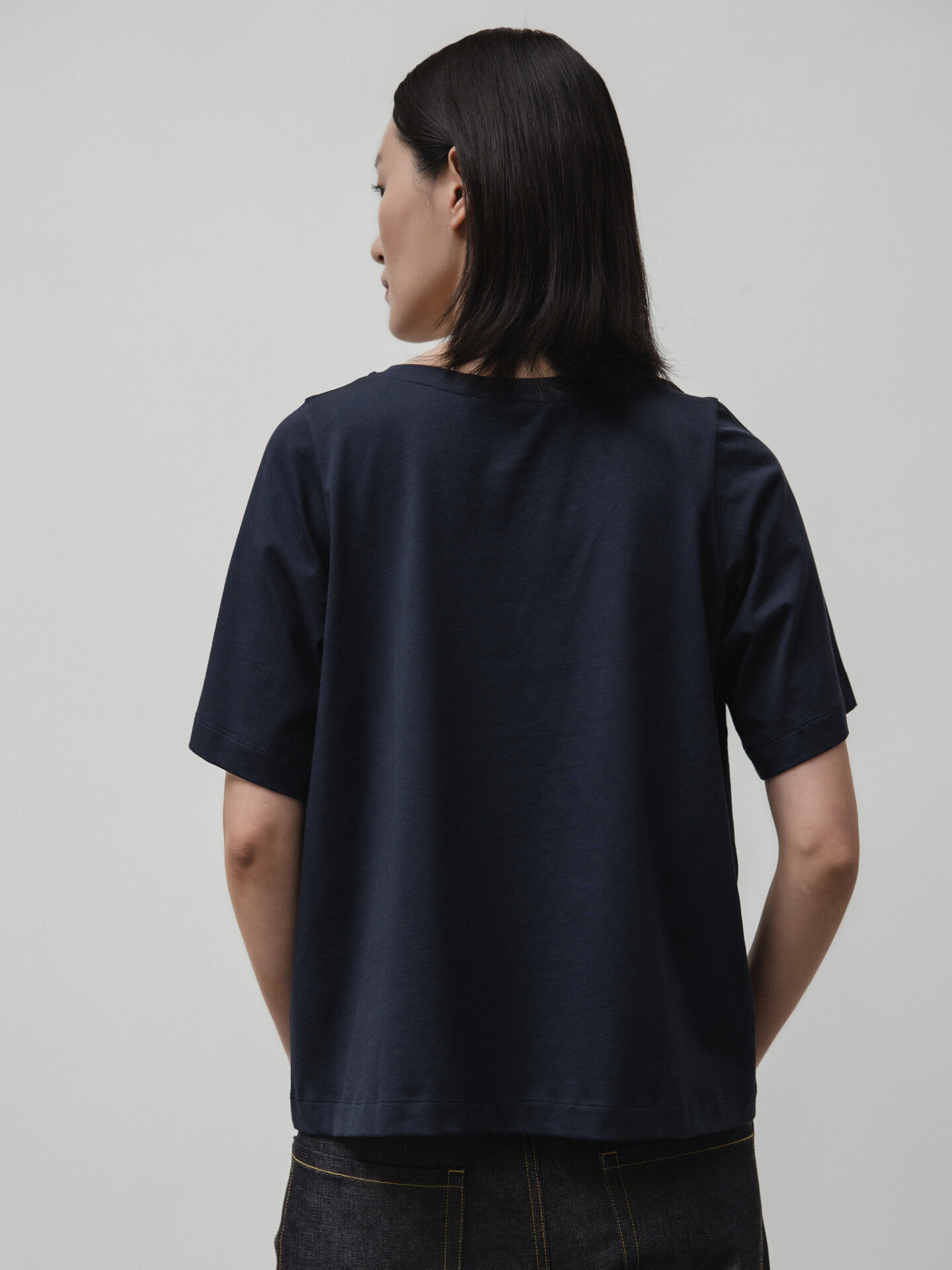Detailansicht von Oversize T-Shirt aus Baumwolle von LIS LAREIDA