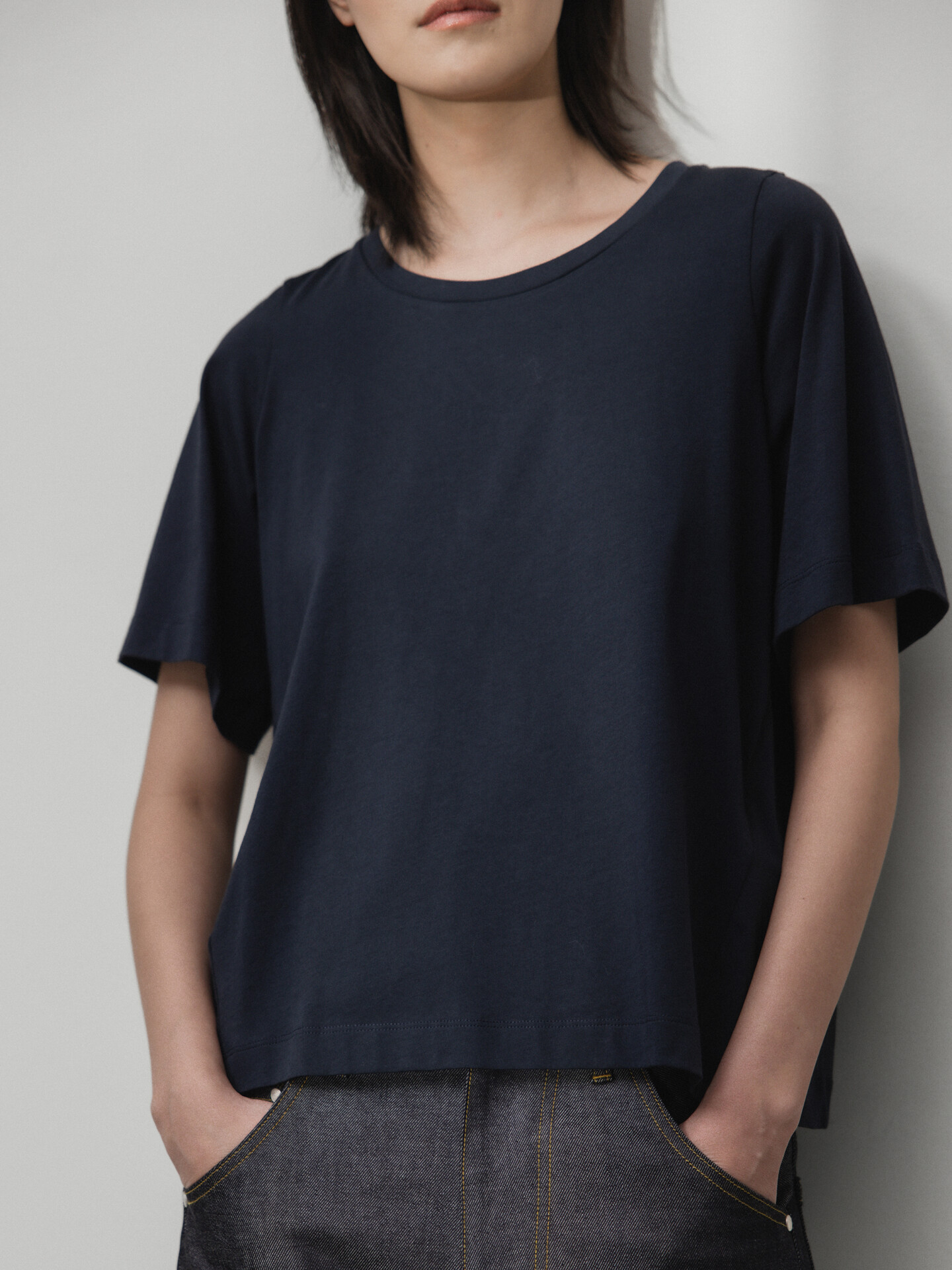 Detailansicht von Oversize T-Shirt aus Baumwolle von LIS LAREIDA