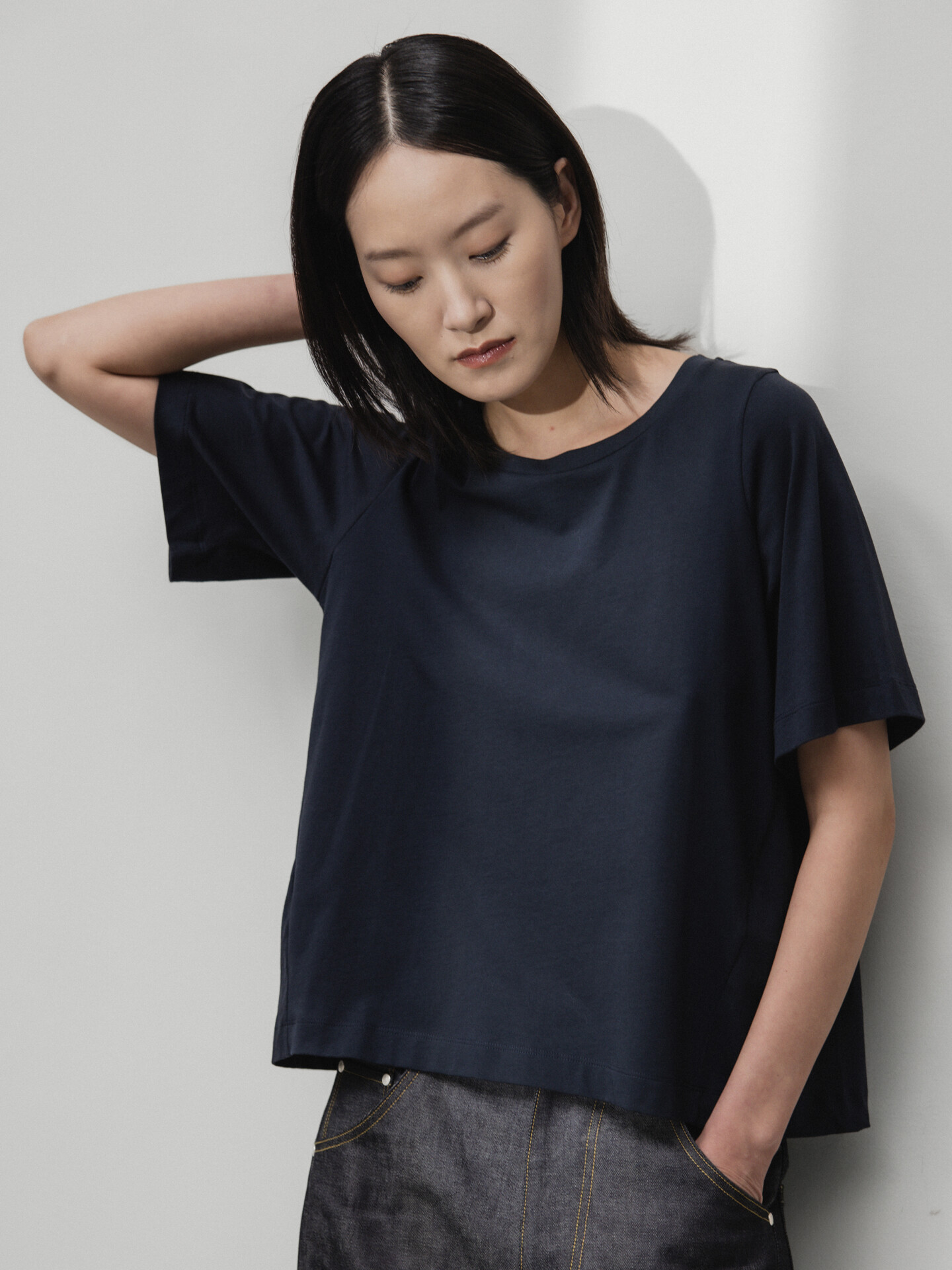 Detailansicht von Oversize T-Shirt aus Baumwolle von LIS LAREIDA