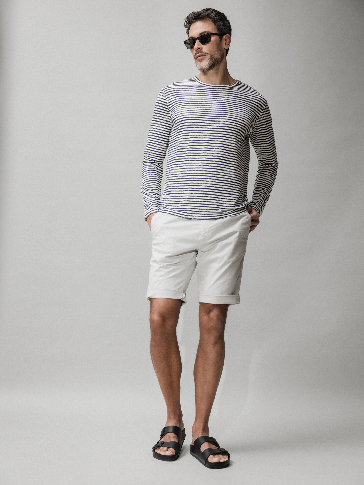 Detailansicht von Bermudas aus Baumwolle von MASON’S