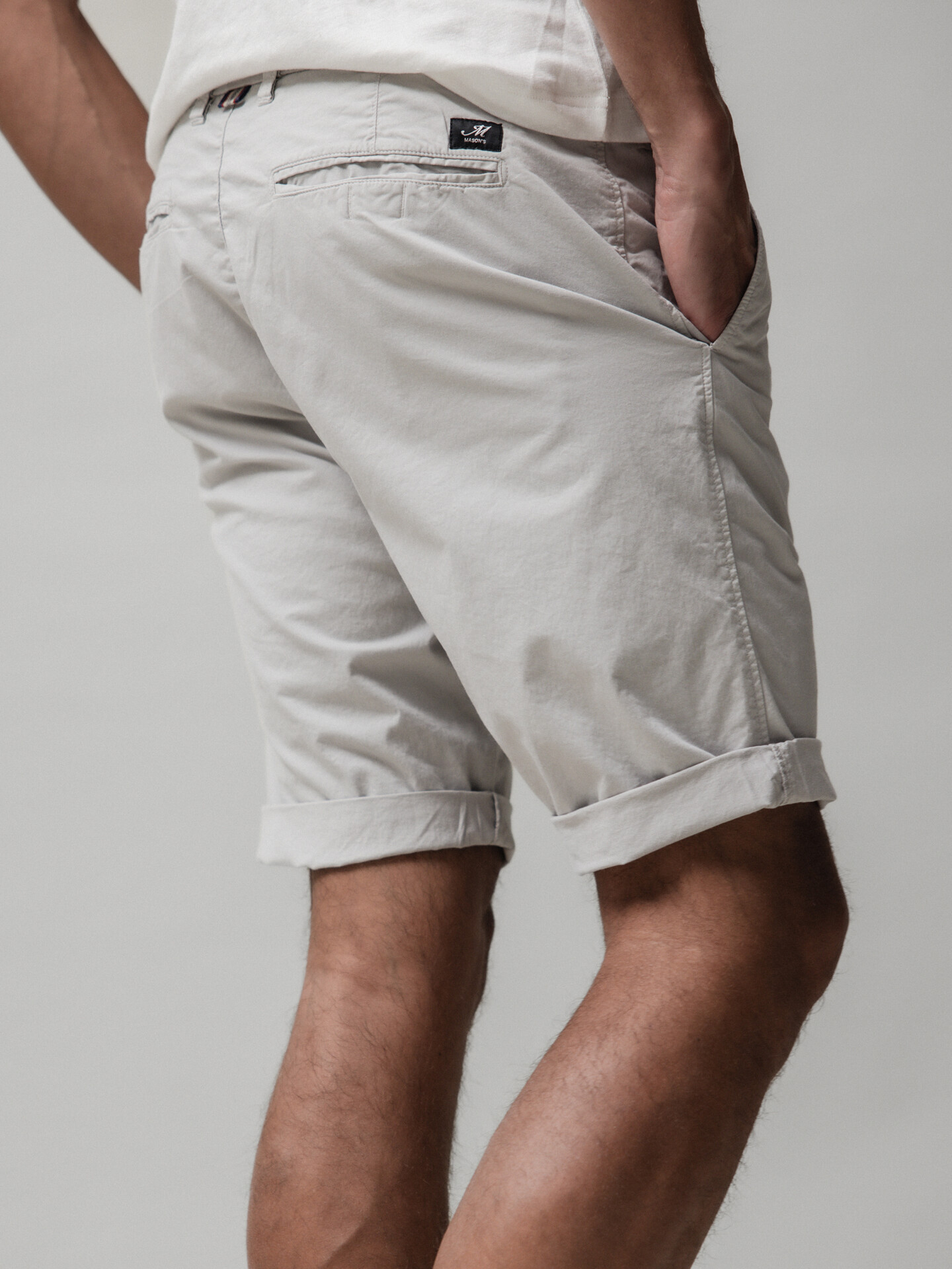 Detailansicht von Bermudas aus Baumwolle von MASON’S