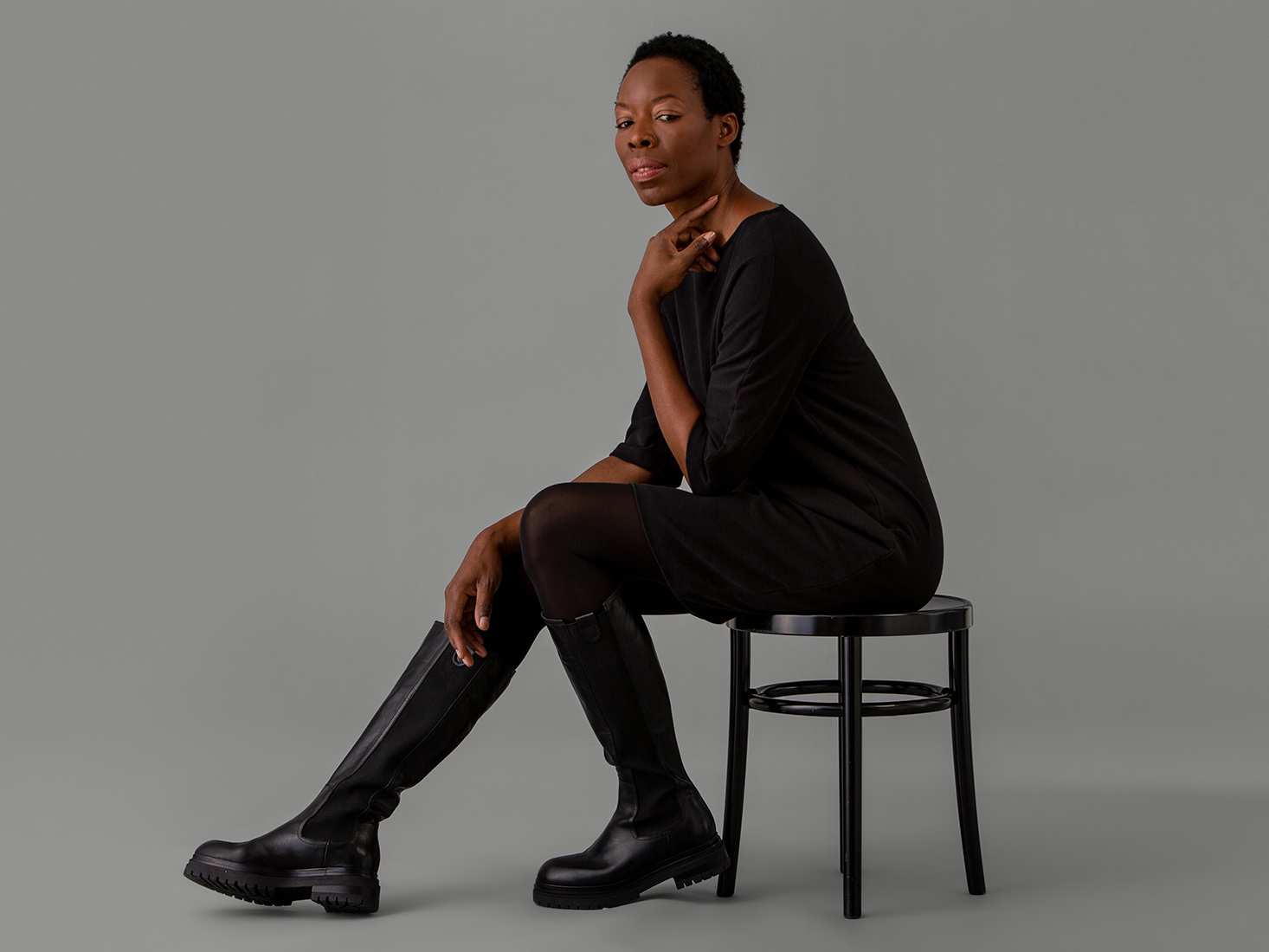 Detailansicht von Kurzes Kleid aus Baumwolle von CIRCOLO