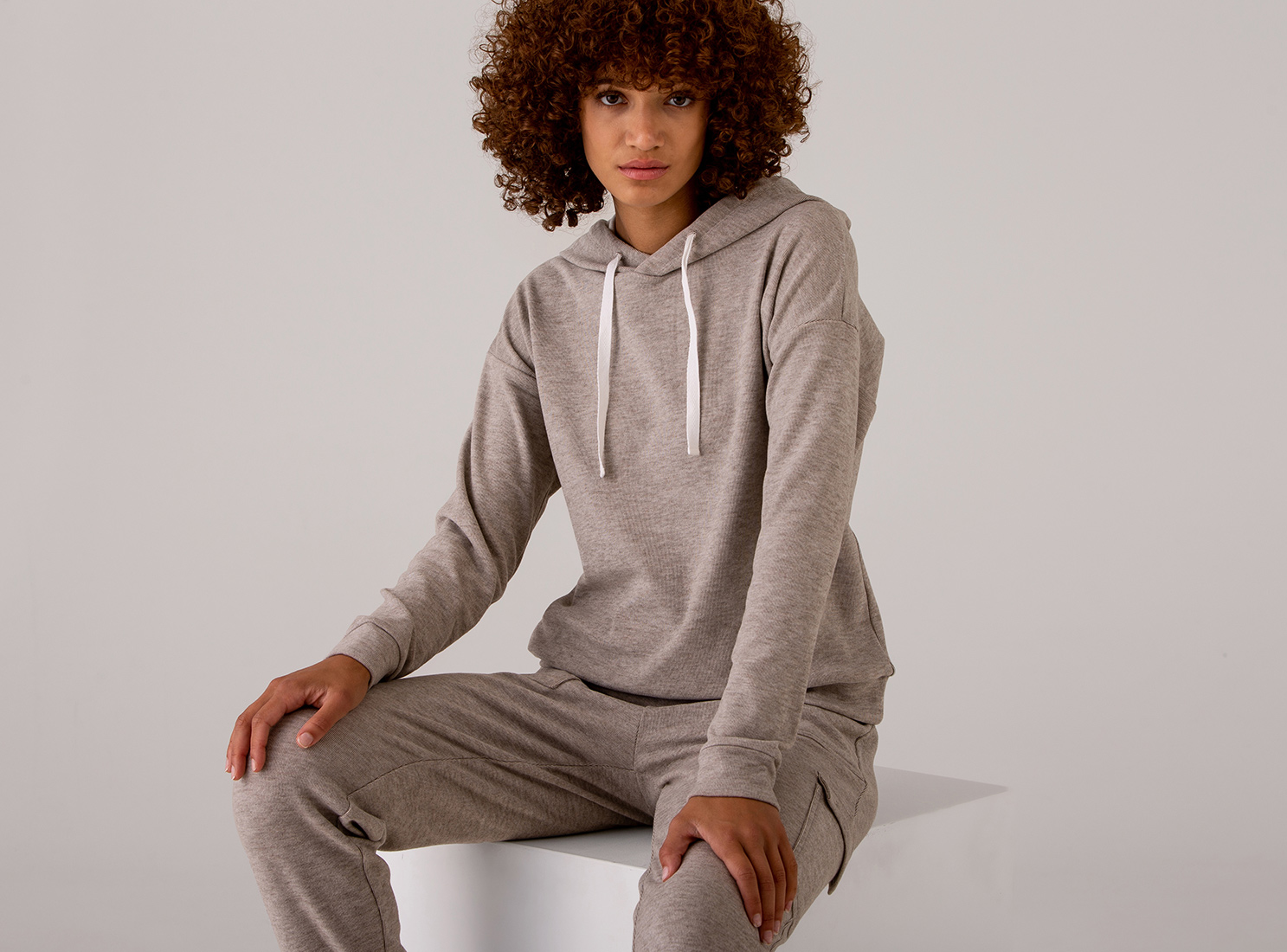 Detailansicht von Kapuzen-Sweatshirt von BOBI LOS ANGELES