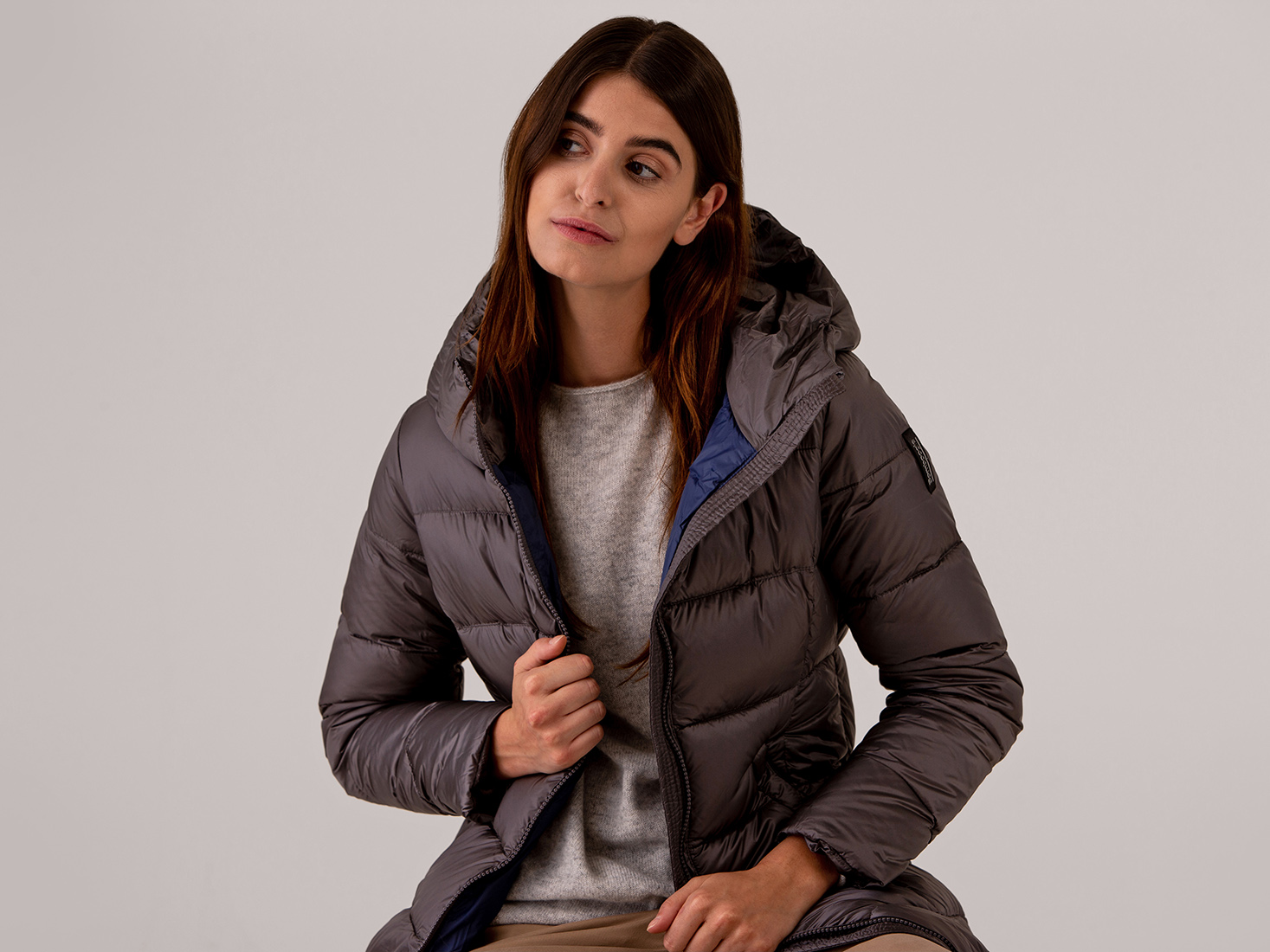 Detailansicht von Daunenjacke von BOMBOOGIE